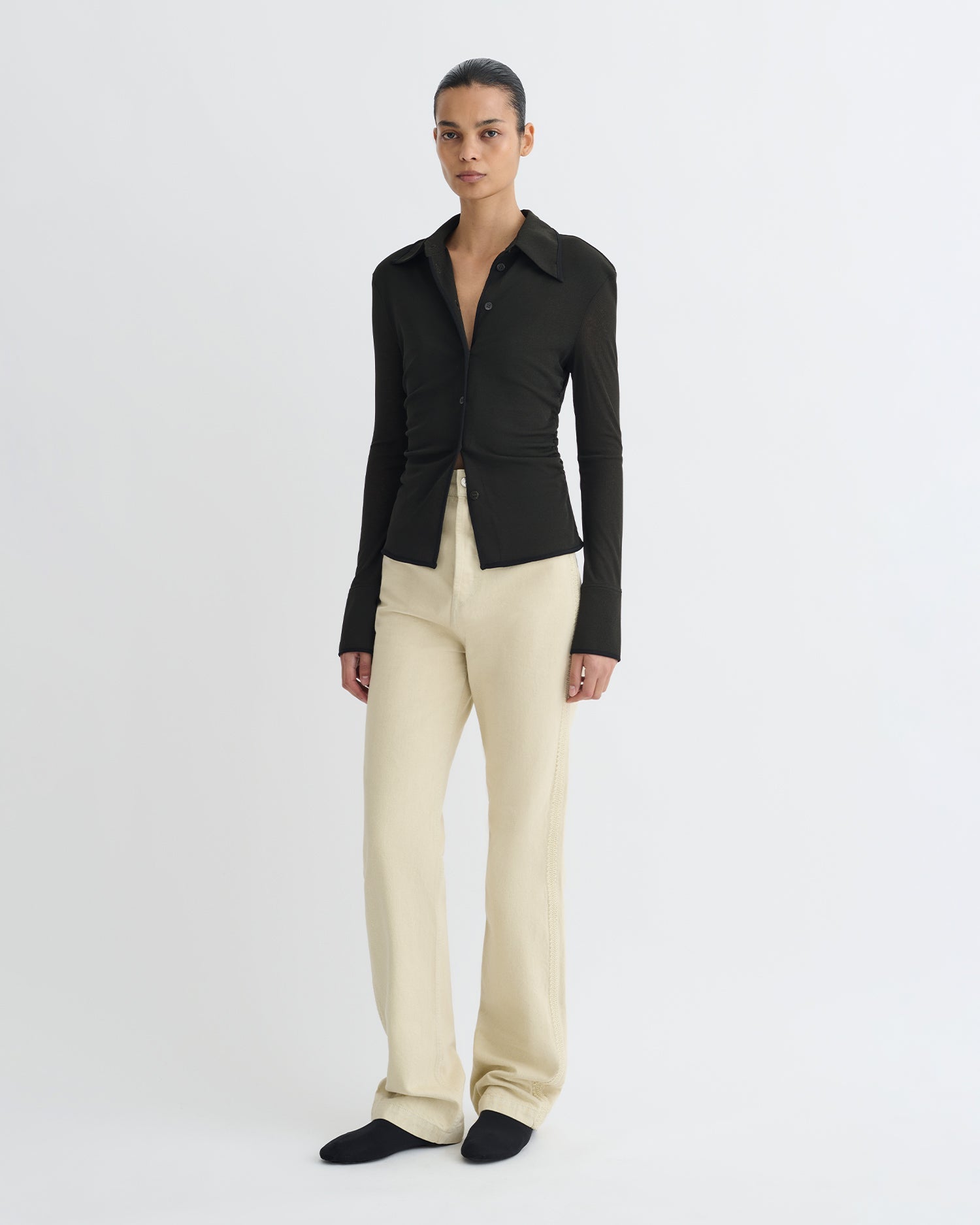 Idana - Mesh Jersey Shirt
