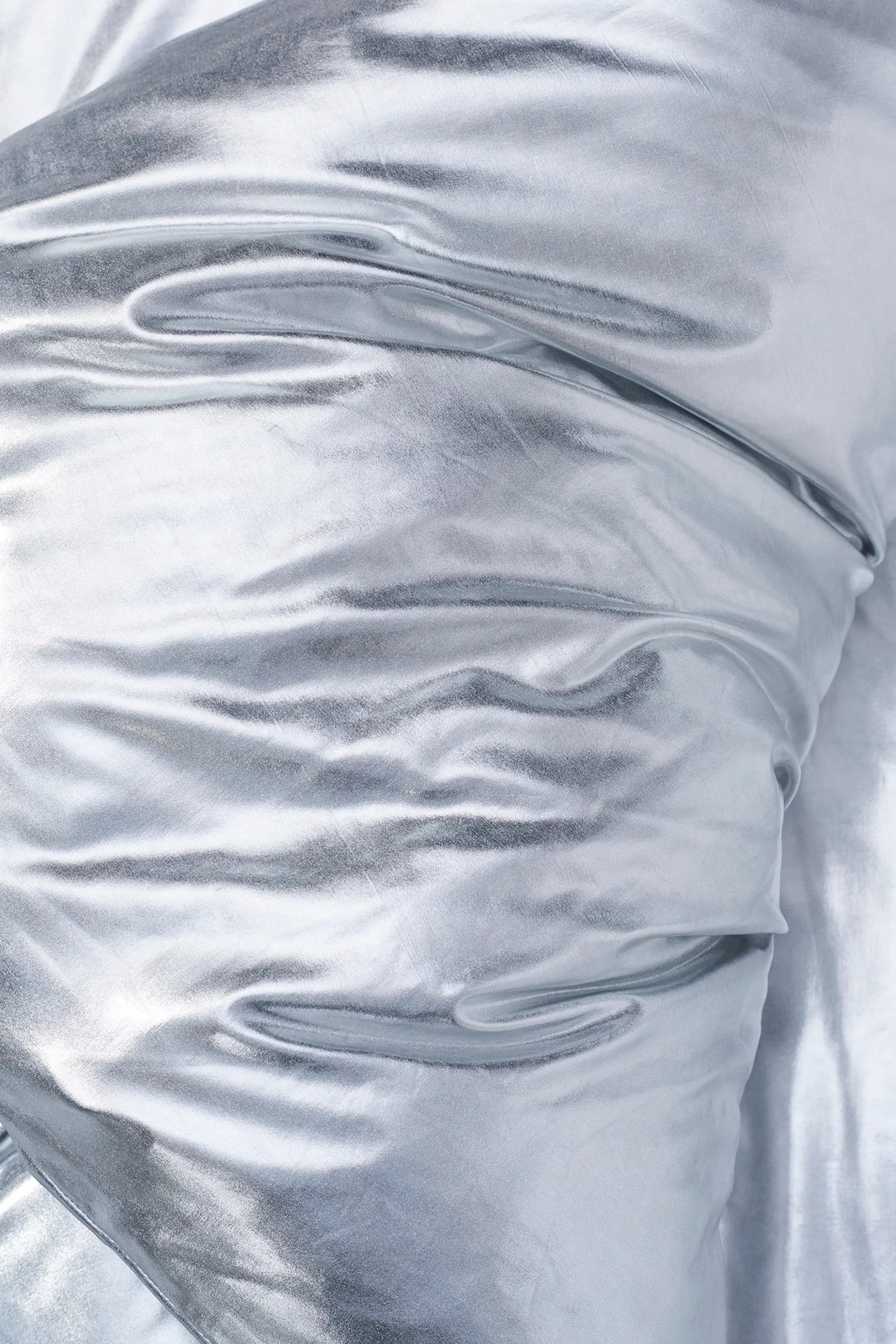 Nude Metallic Jersey Duvet Cover
