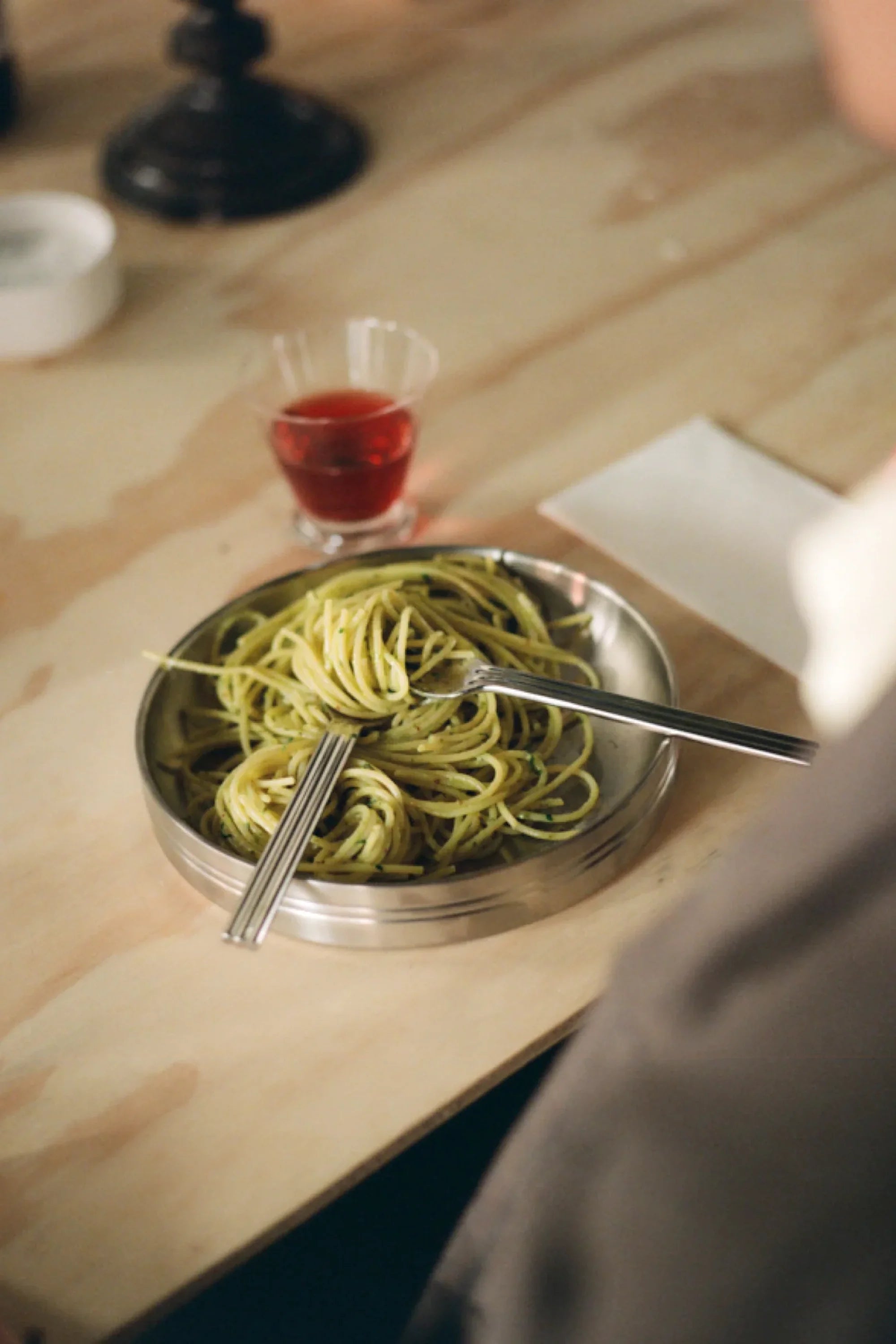 Stainless Steel Pasta Plate