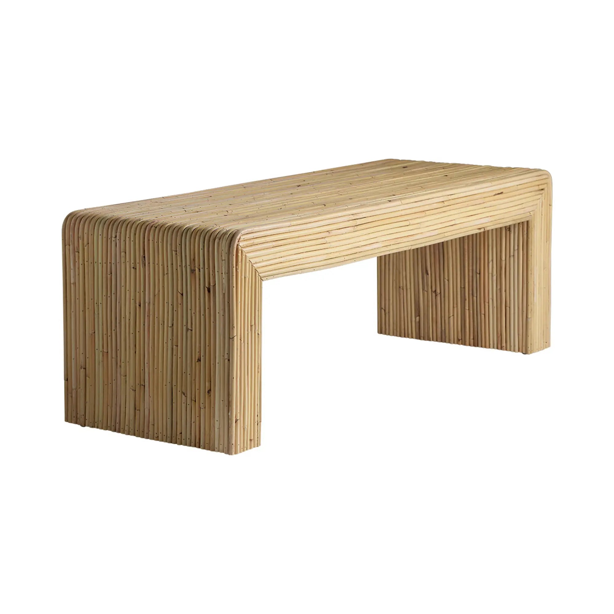 Handcrafted Viva Rattan Coffee Table with natural woven texture and durable construction