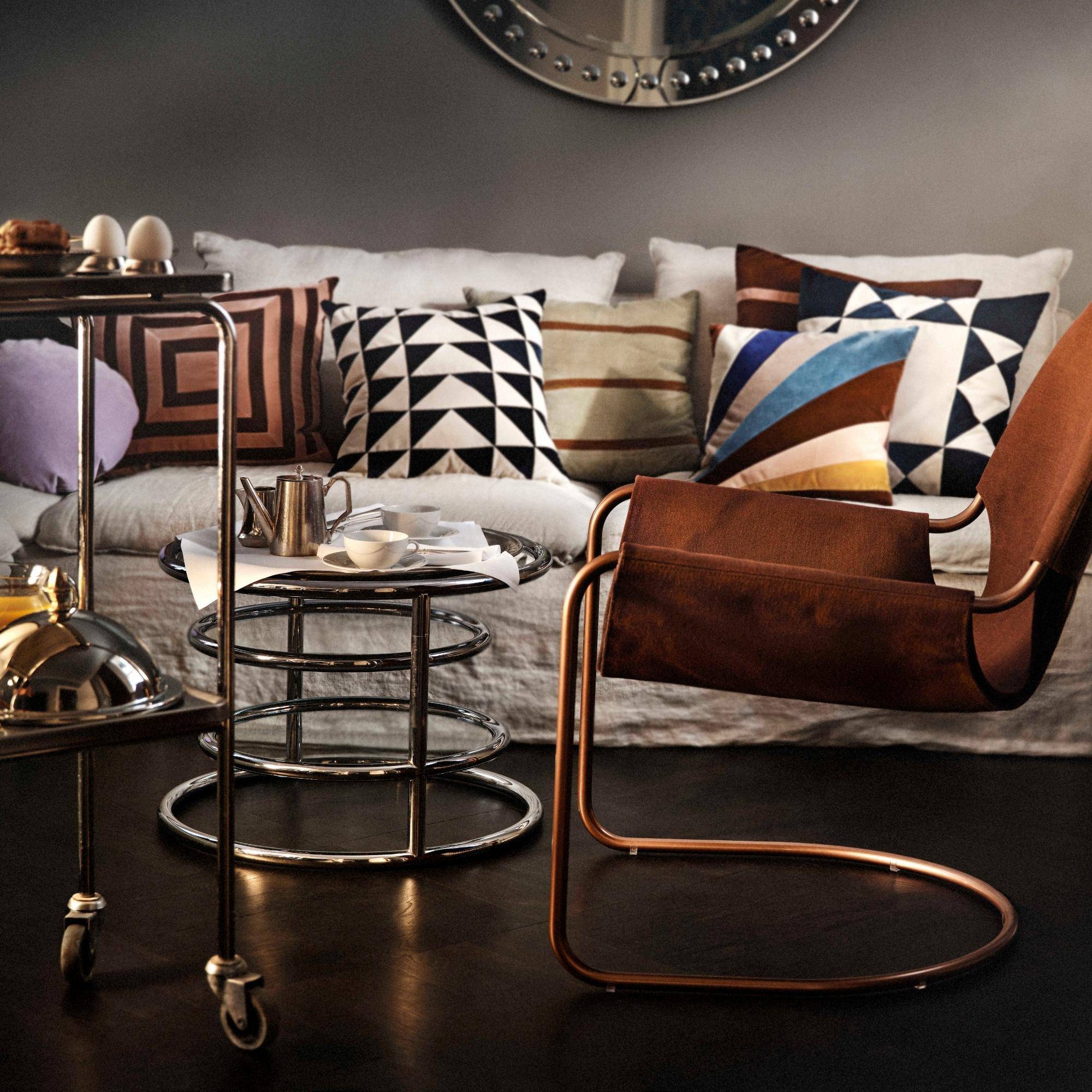 Lucy Cushion - Artichoke & Emerald - THAT COOL LIVING