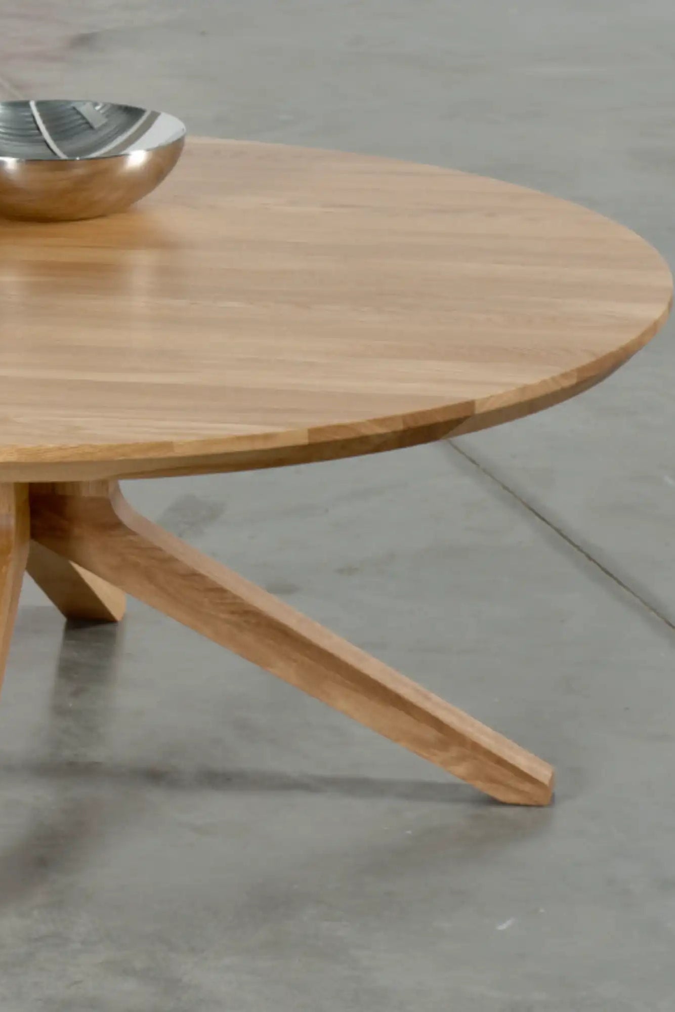 Cross Round Coffee Table