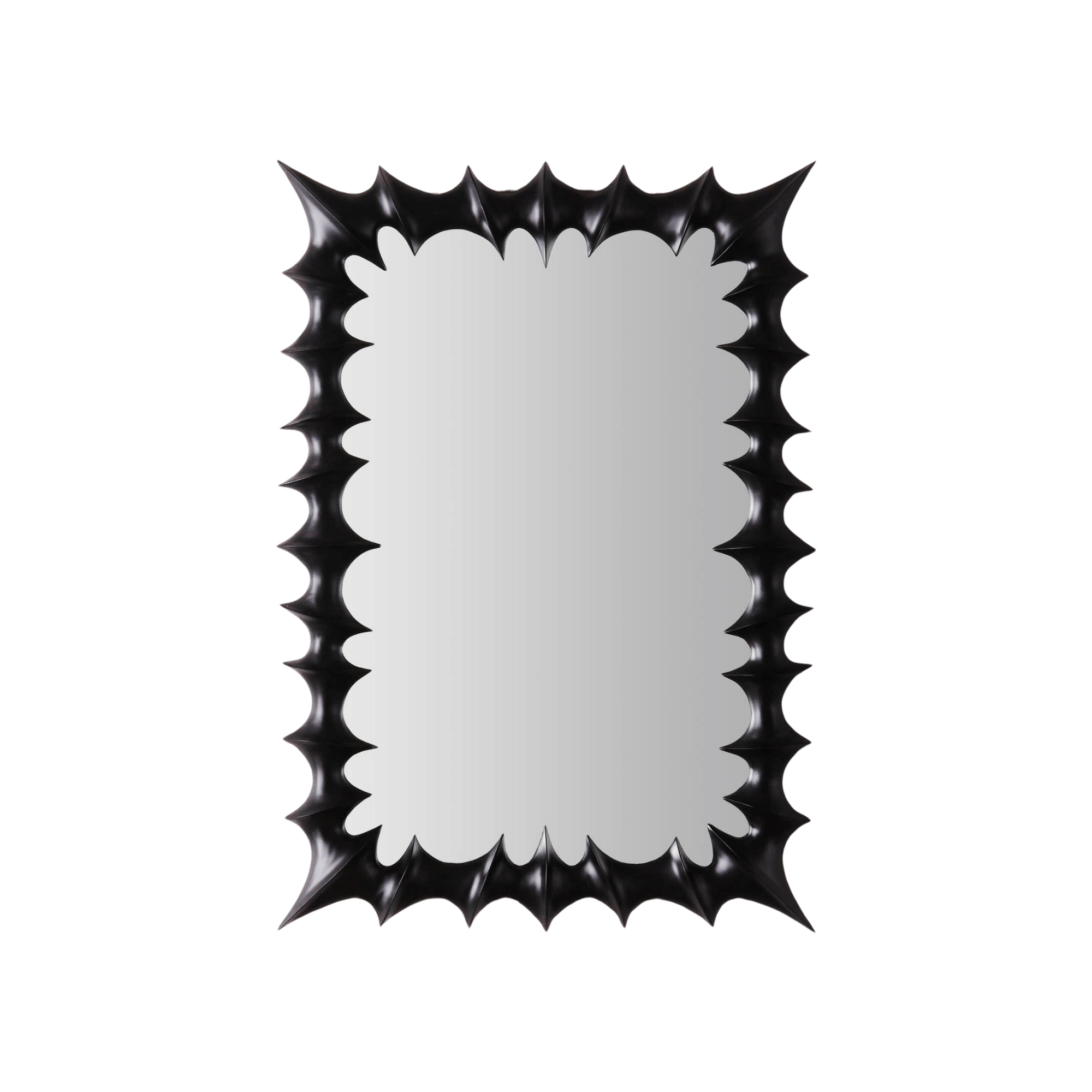 Brutalist Mirror Small Black