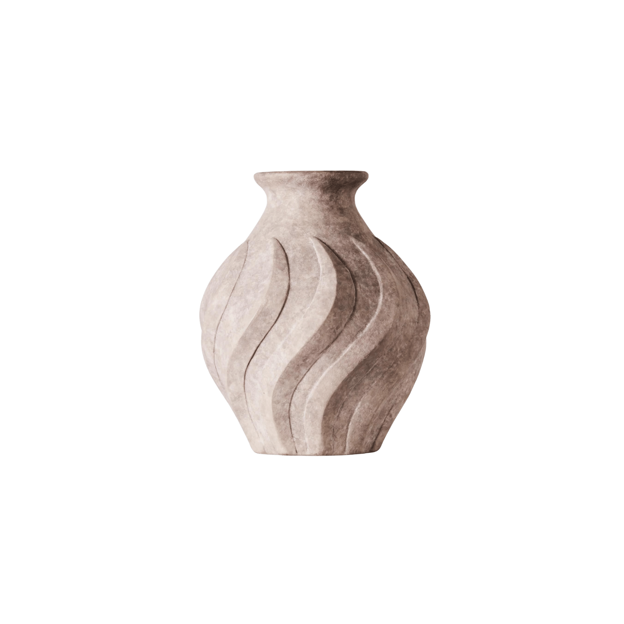 Swirl Vase Grey Small