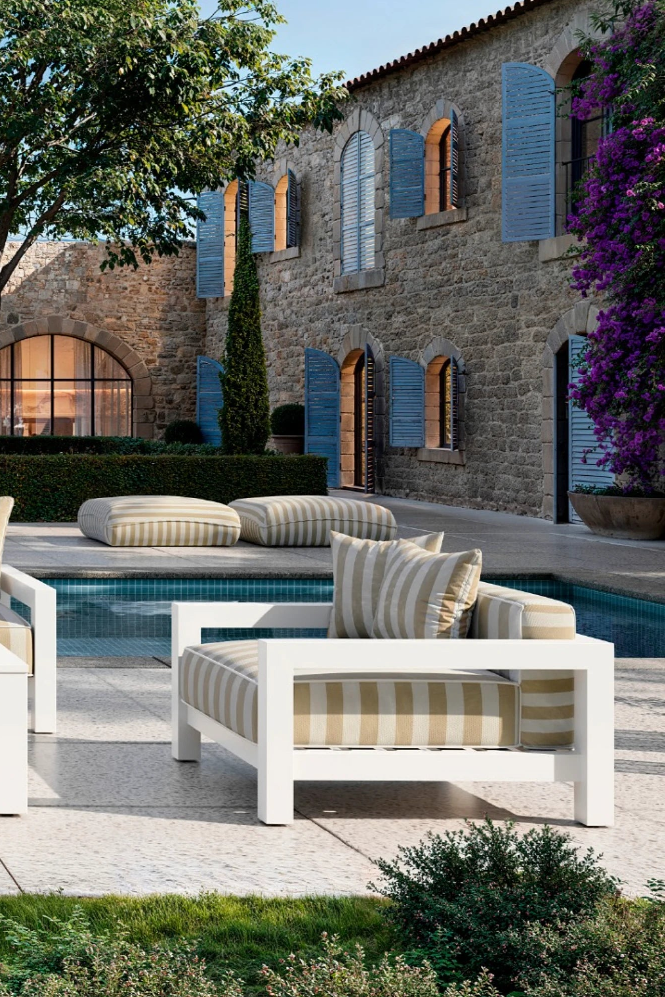 That Cool Living - Cap-Antibes Outdoor Armchair – Aluminum Lounge Chair - Eichholtz