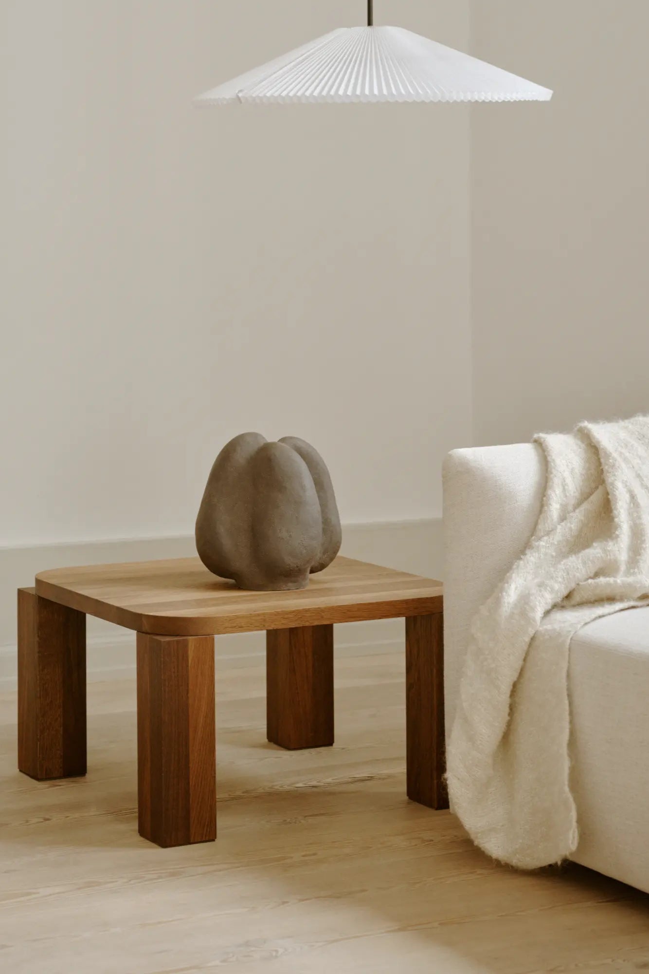 Square coffee table with sleek design and durable construction