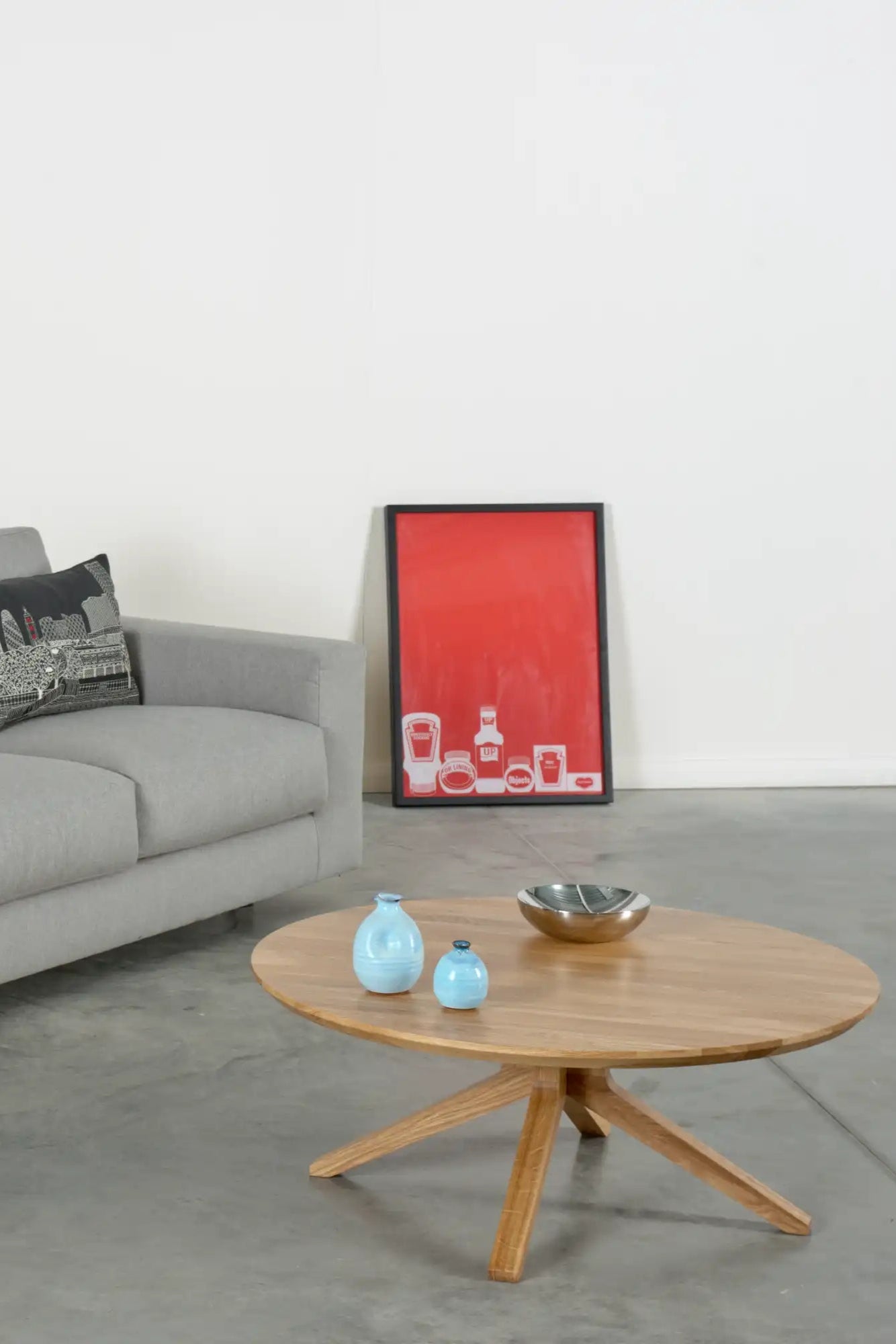 Cross Round Coffee Table - THAT COOL LIVING