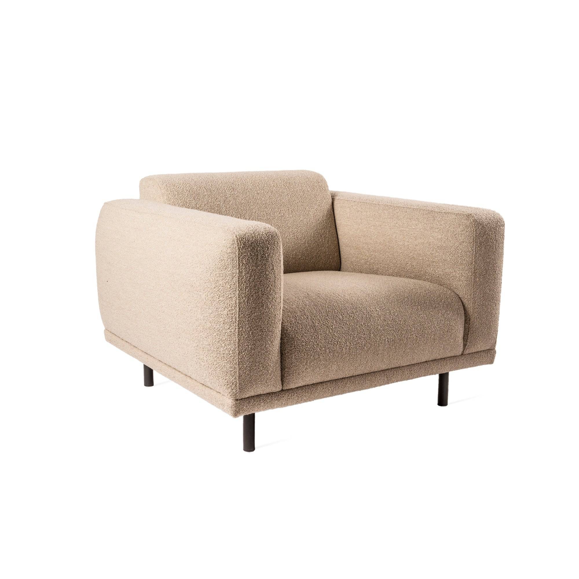 Teddy Lounge Chair - Beige - THAT COOL LIVING