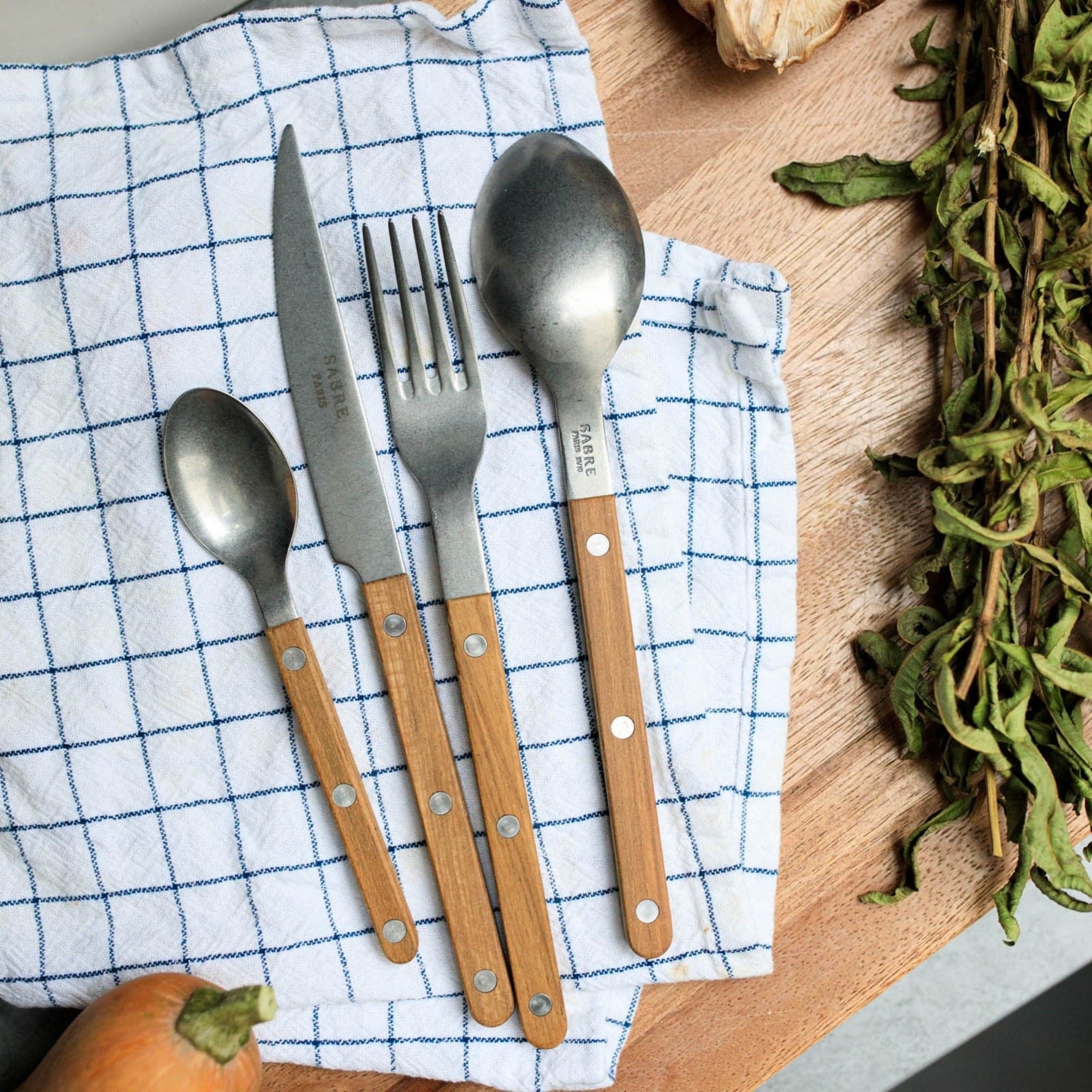 Bistrot Cutlery Set - Teak - THAT COOL LIVING