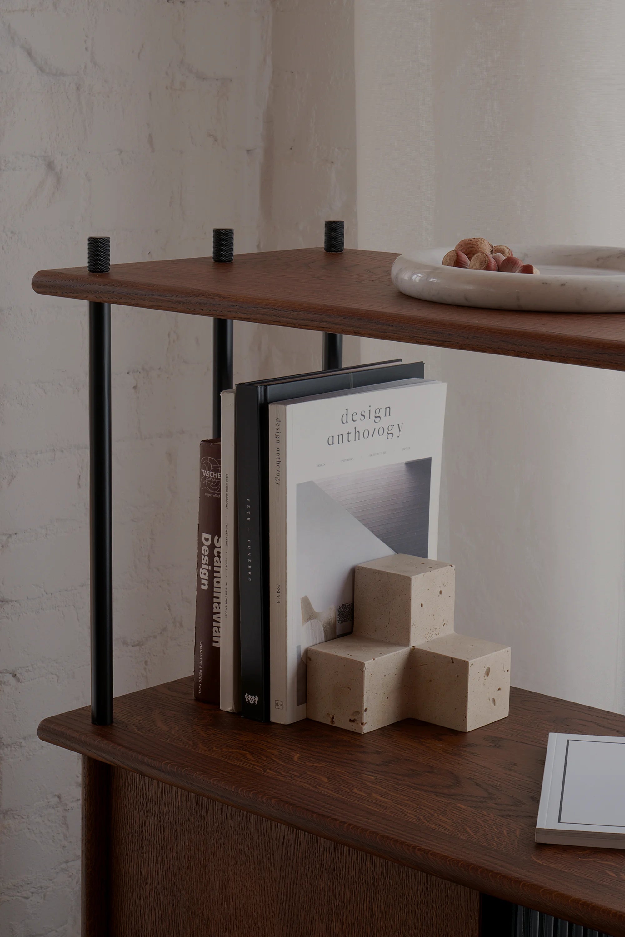 Tero Travertine Bookend
