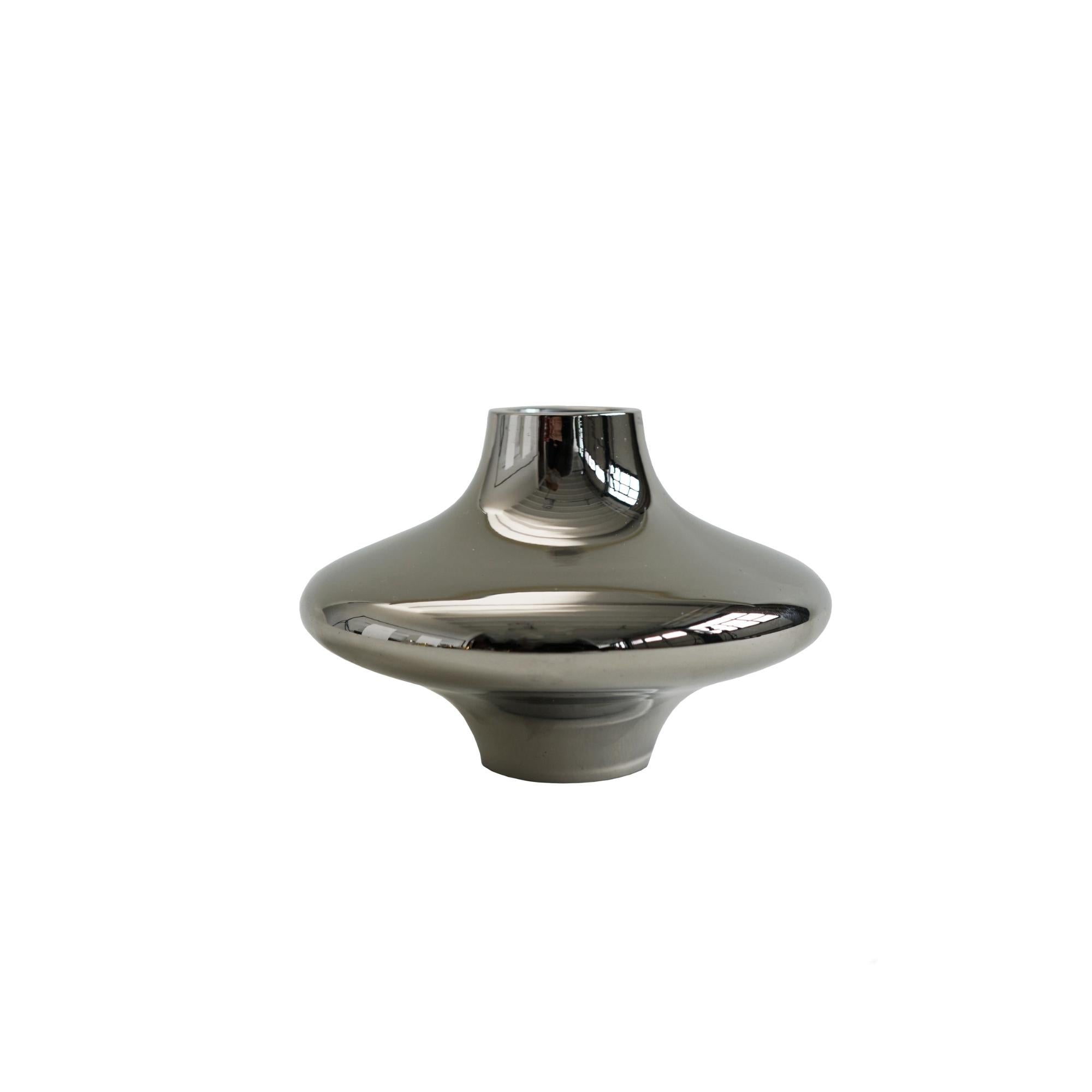 Doublet Candleholder - Silver - THAT COOL LIVING
