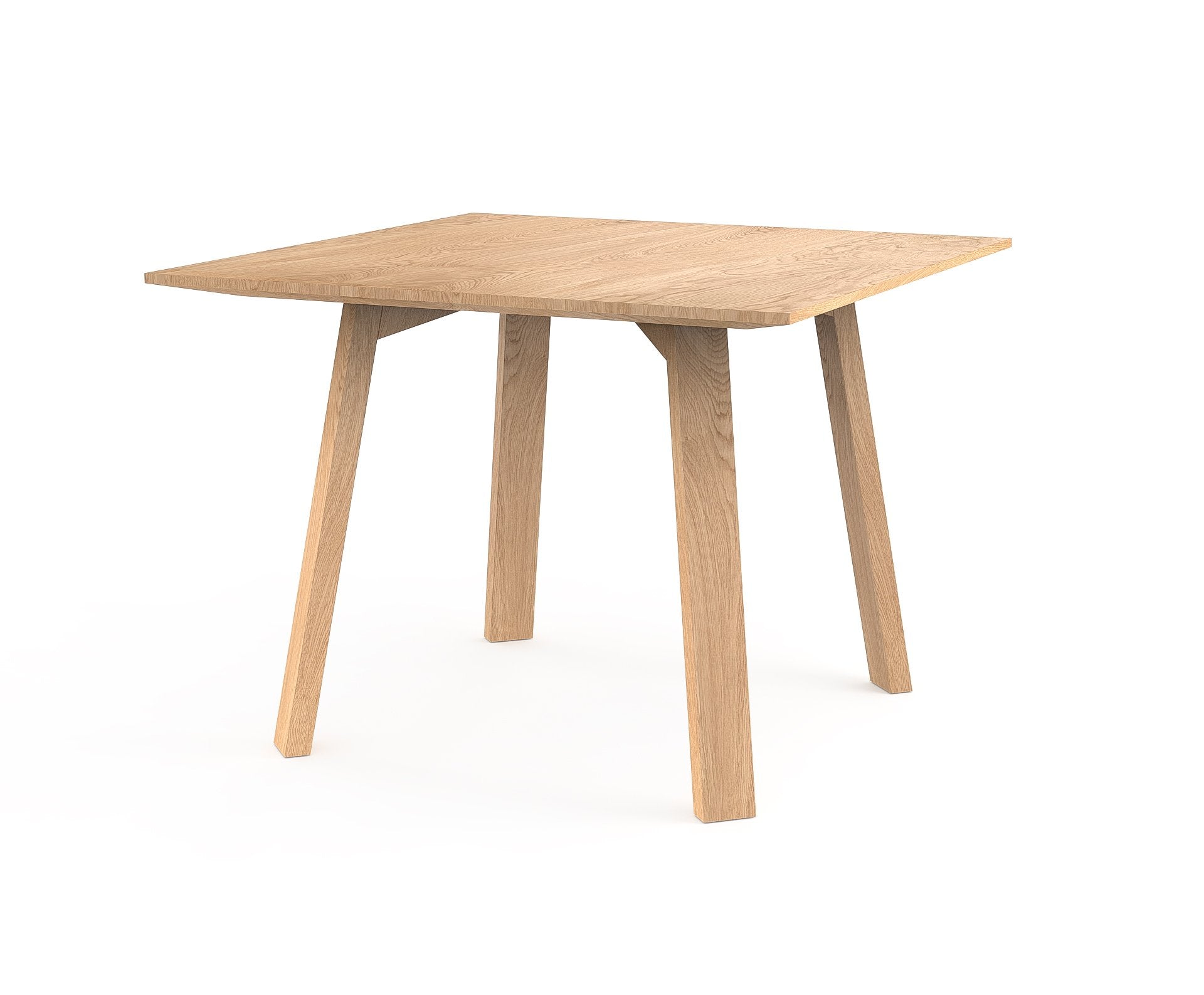 Flat Dining Table - Oak - Square - THAT COOL LIVING