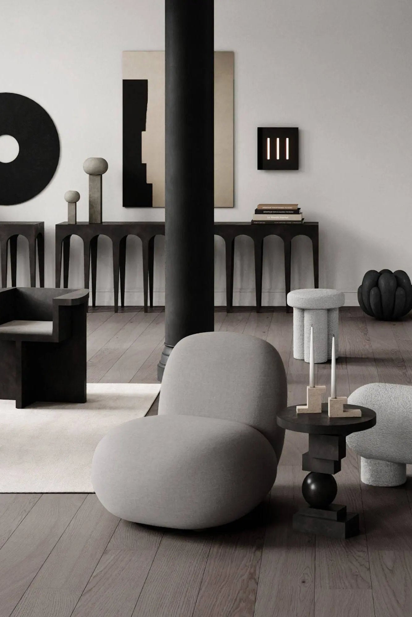 Flat Toe Lounge Chair - Main Image