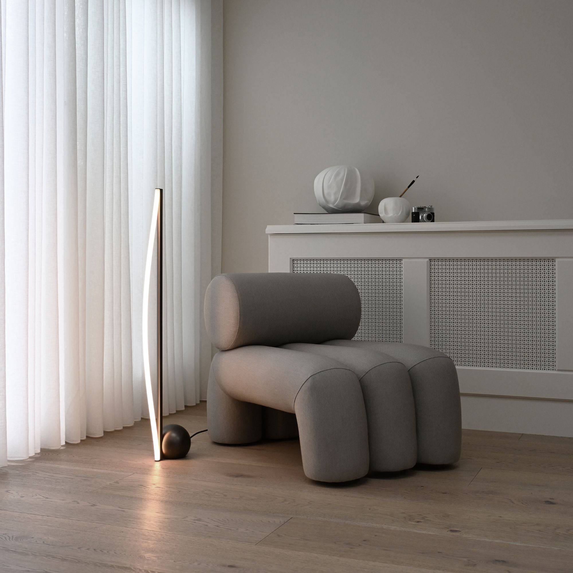 Foku Lounge Chair - Taupe Palazzo