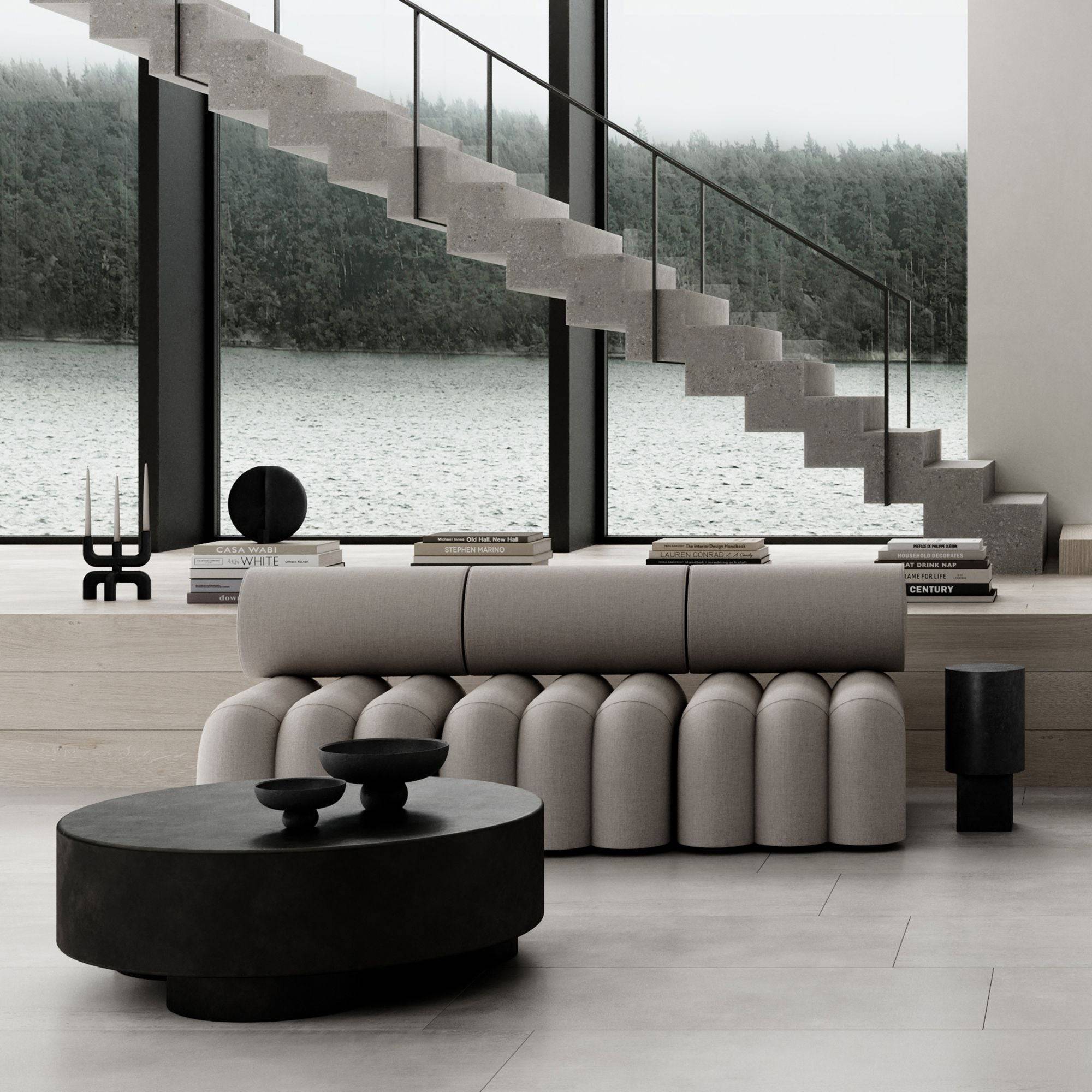Foku Lounge Chair - Taupe Palazzo - THAT COOL LIVING