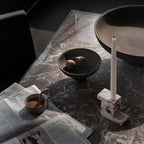Brick Candle Holder - Calacatta - THAT COOL LIVING