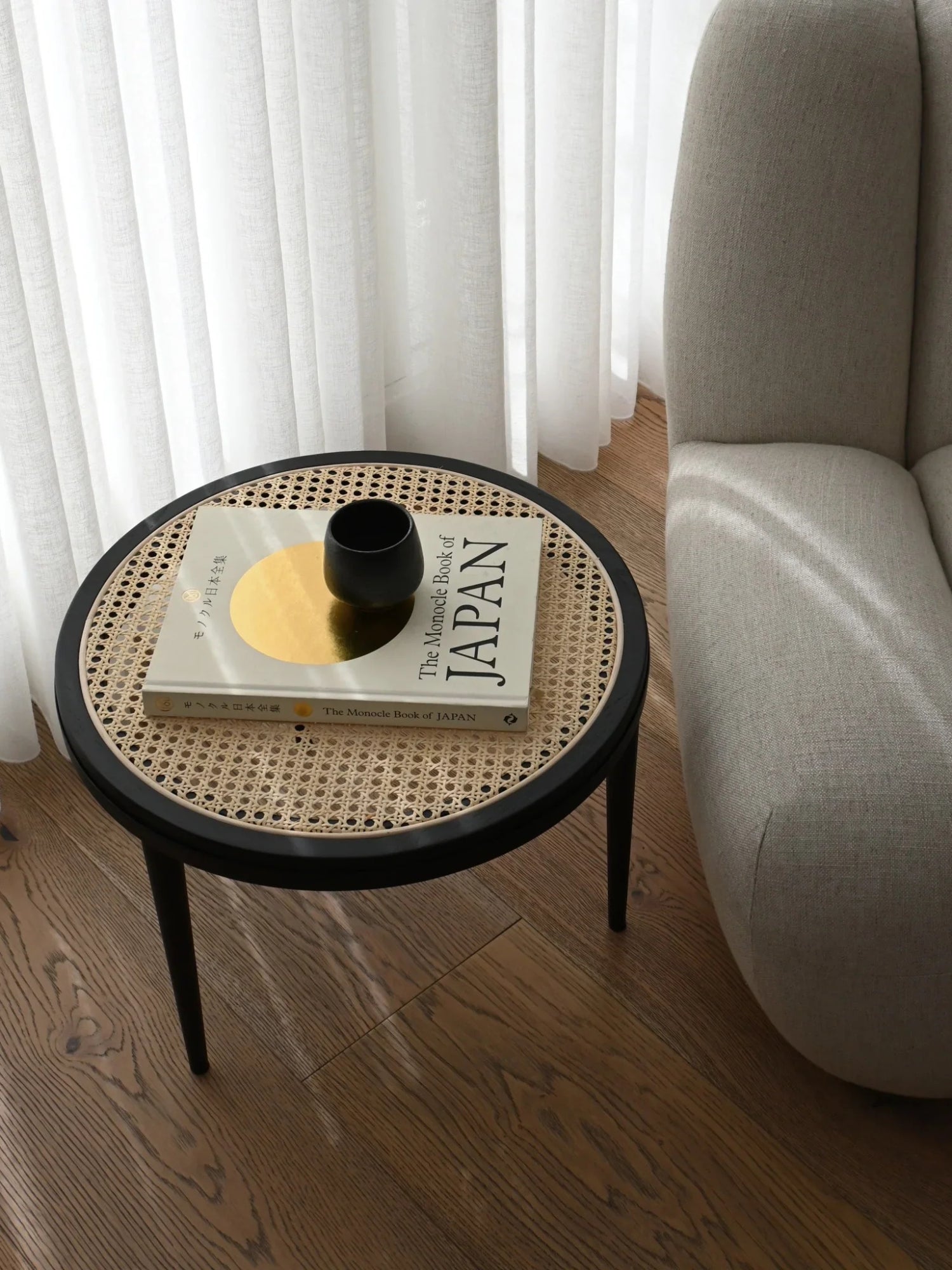 Hako Japanese Low Side Table in Ash & Bamboo by 101 CPH Hako Japanese Low Side Table in Ash & Bamboo by 101 CPH