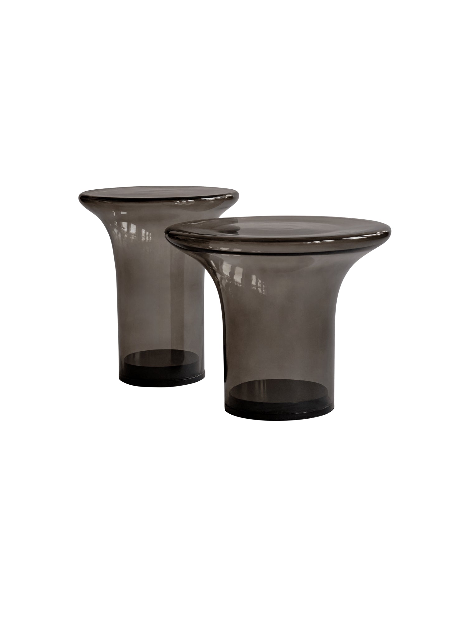 Trumpet Coffee Table Set - Glass