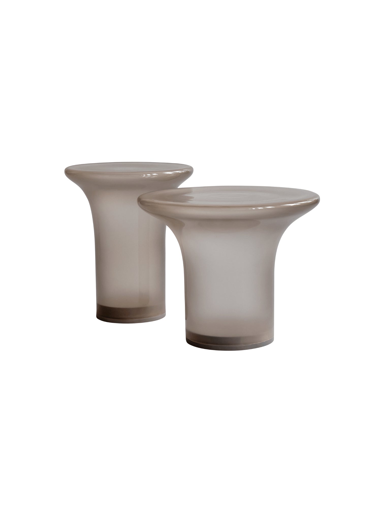 Trumpet Coffee Table Set - Glass