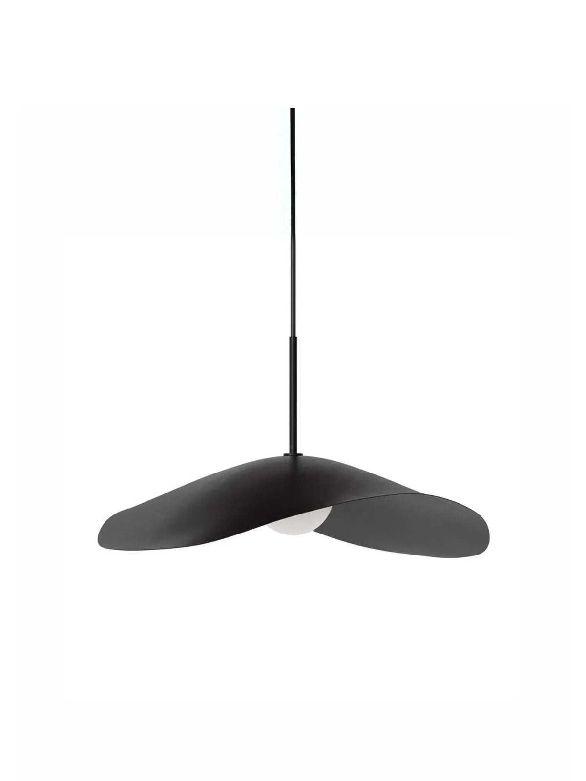 NORR11 Fuji Pendant Lamp, Modern Aluminium Opal Glass