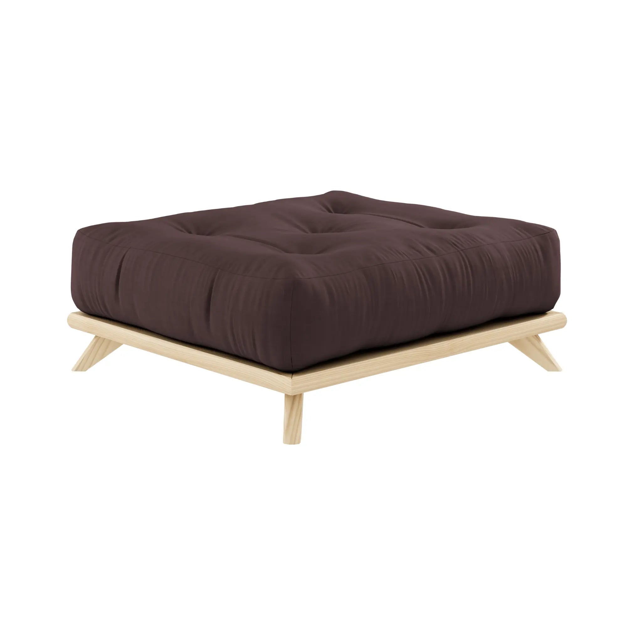 Modern, sleek Senza Stool with a comfortable padded seat and sturdy metal frame
