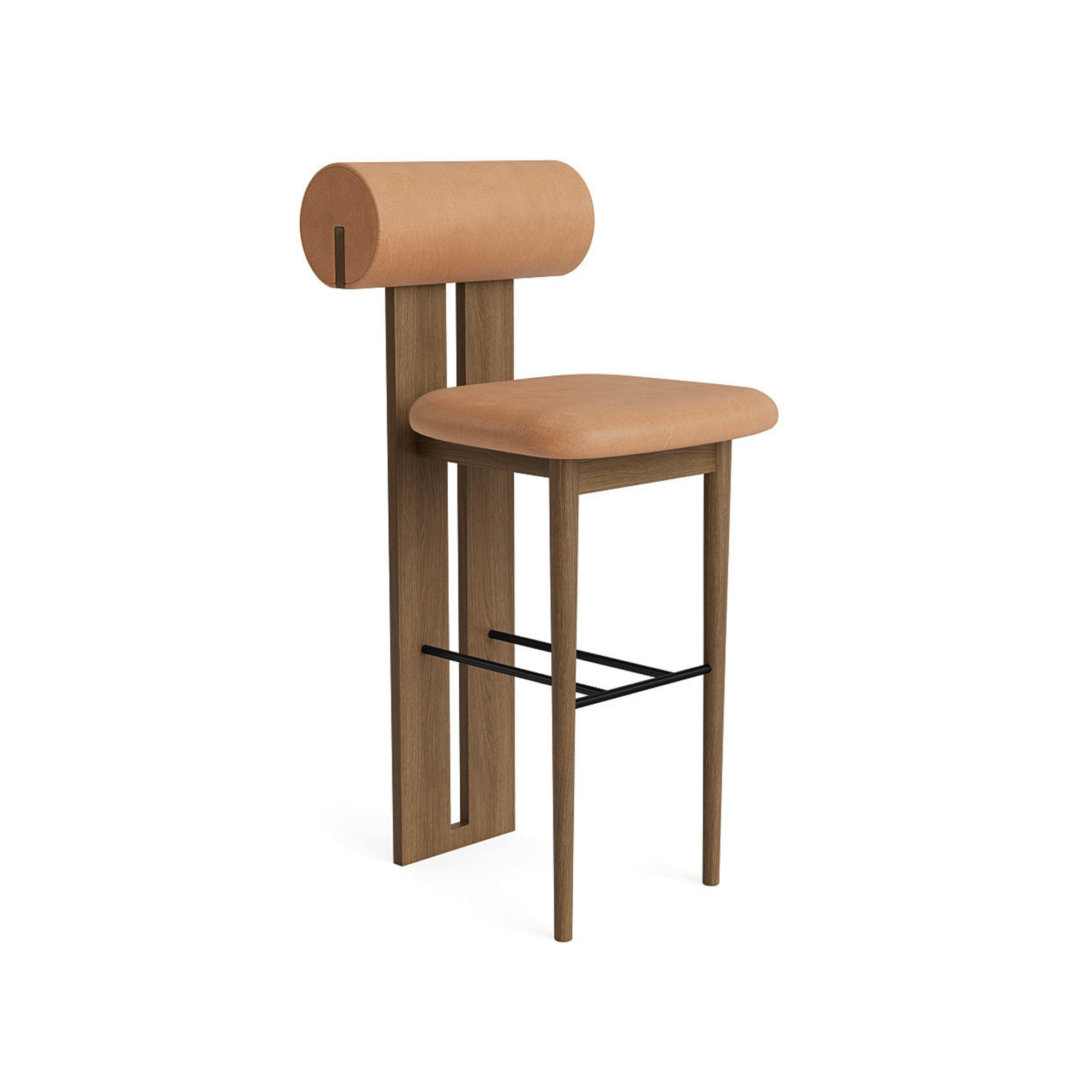 Hippo Bar Chair - Leather - THAT COOL LIVING