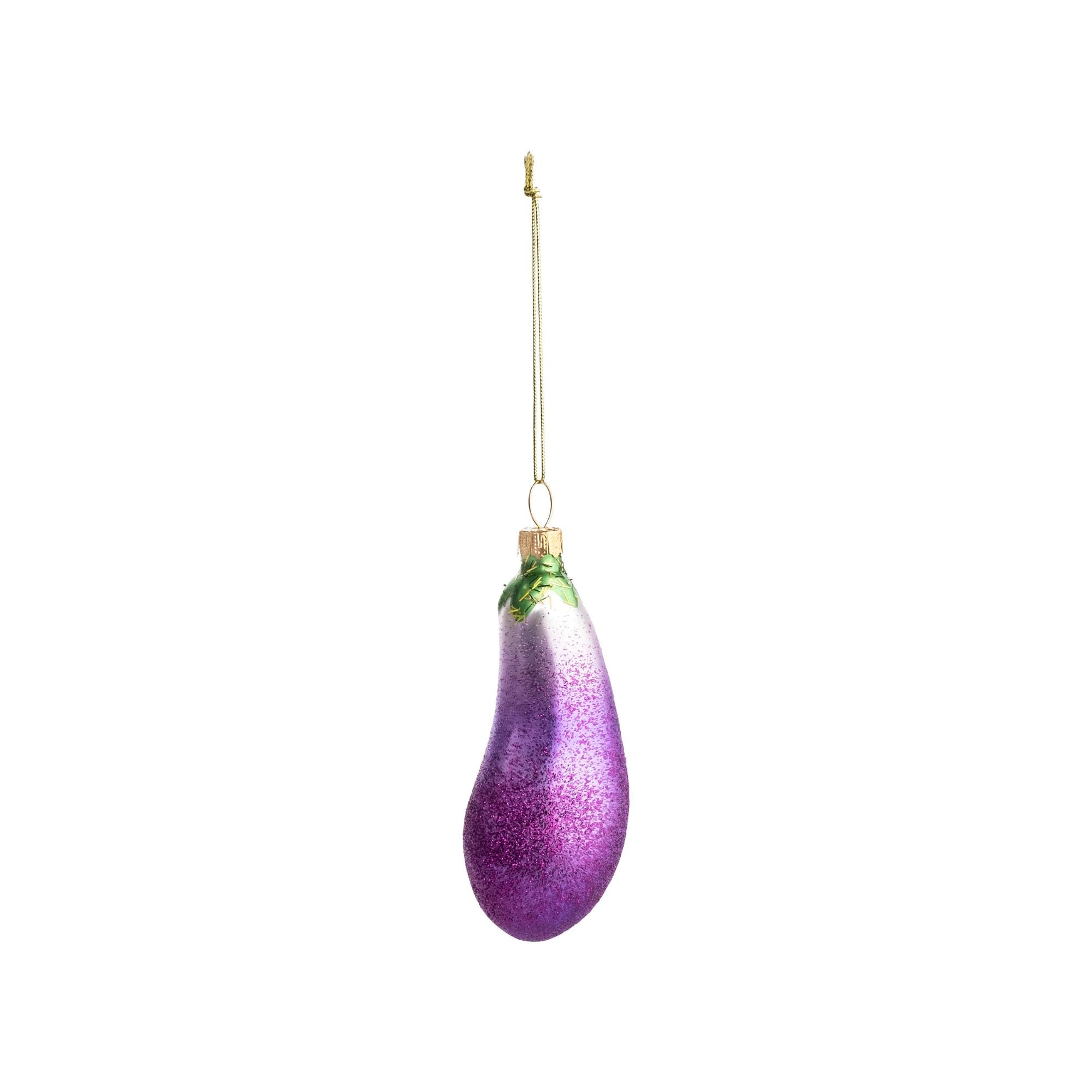 Eggplant Ornament - Set of 2
