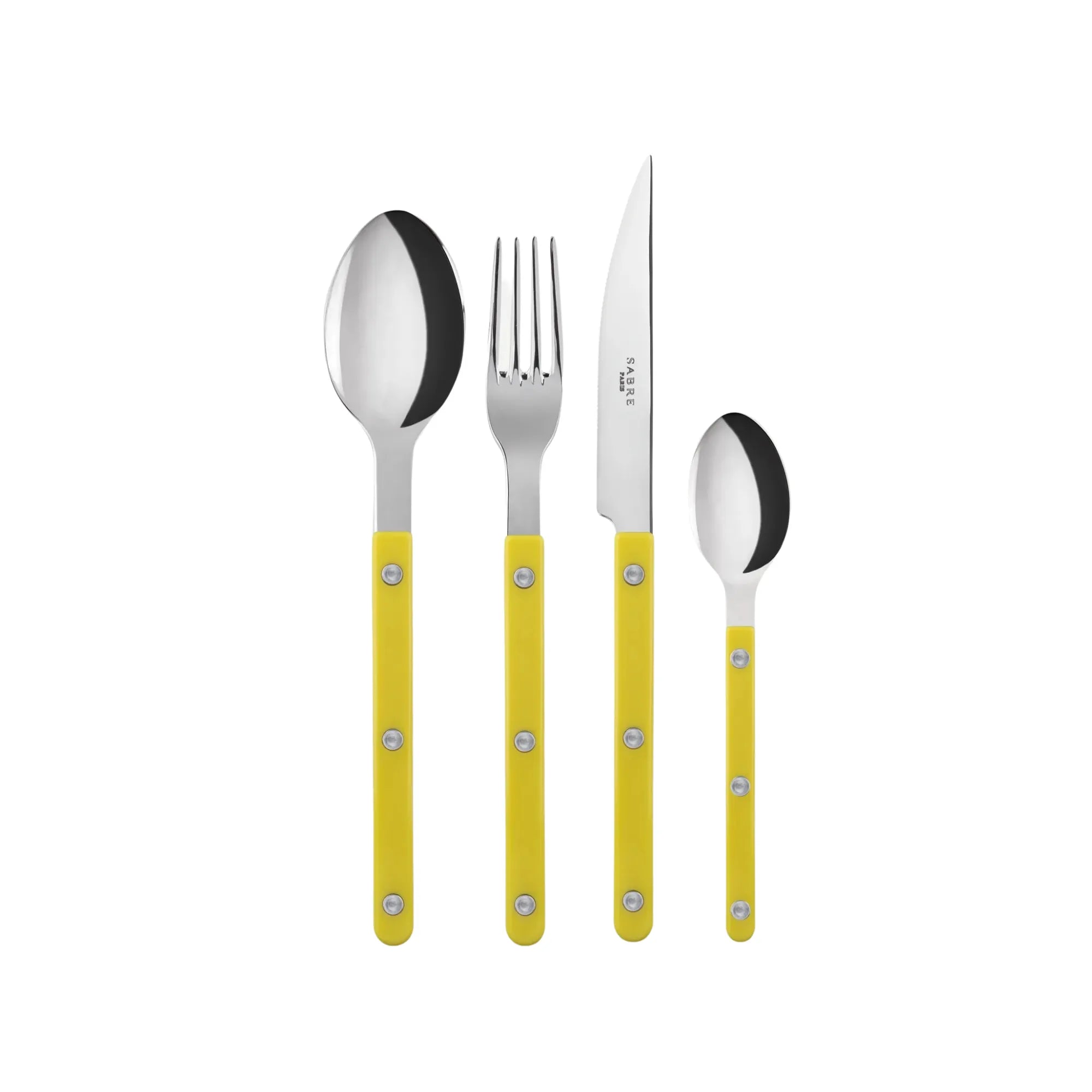 Bistrot Solid Cutlery Set - Brilliant, 20-piece stainless steel flatware with sleek, modern design, perfect for elegant dining experiences