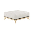 Senza Stool in brown color with modern minimalist design