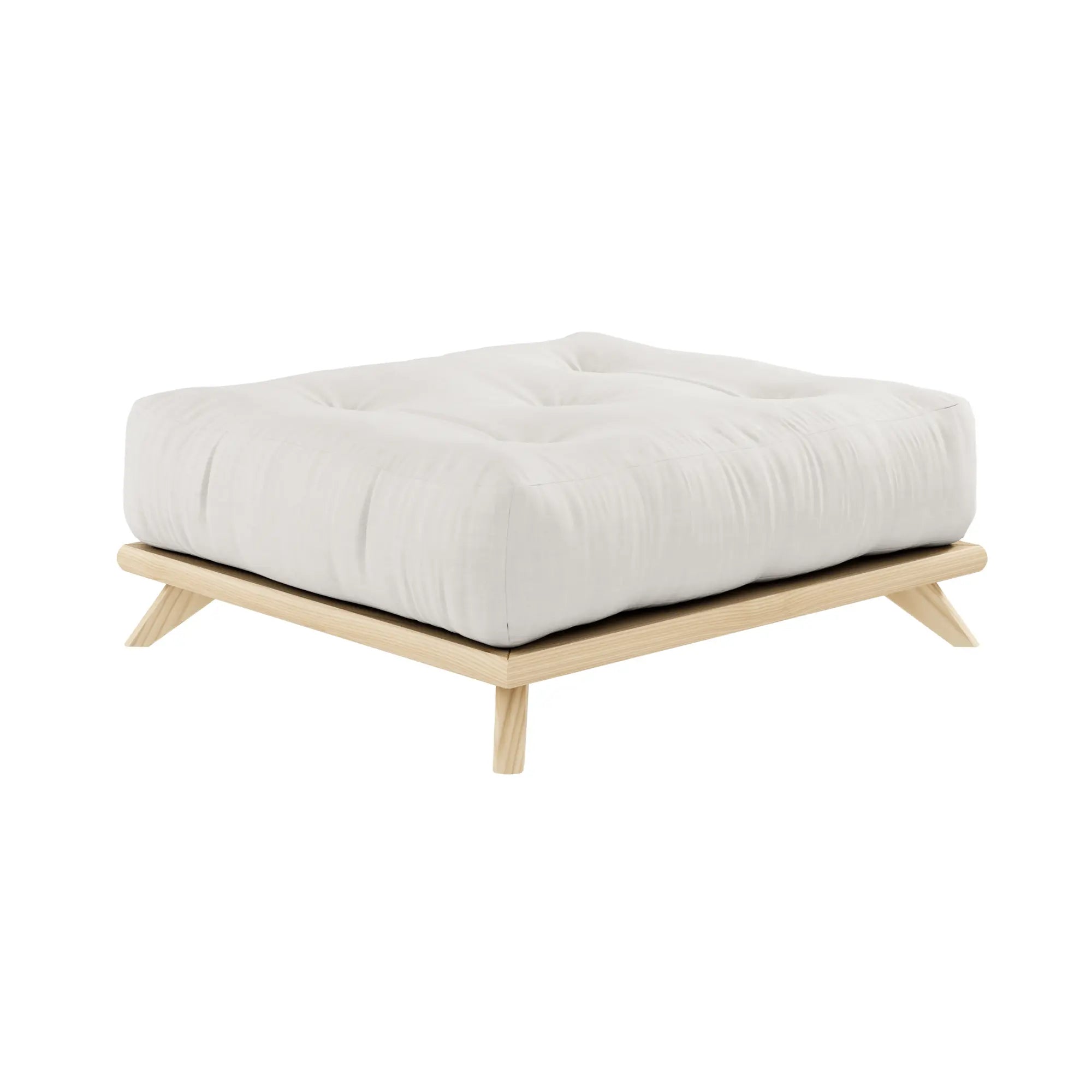 Senza Stool in brown color with modern minimalist design