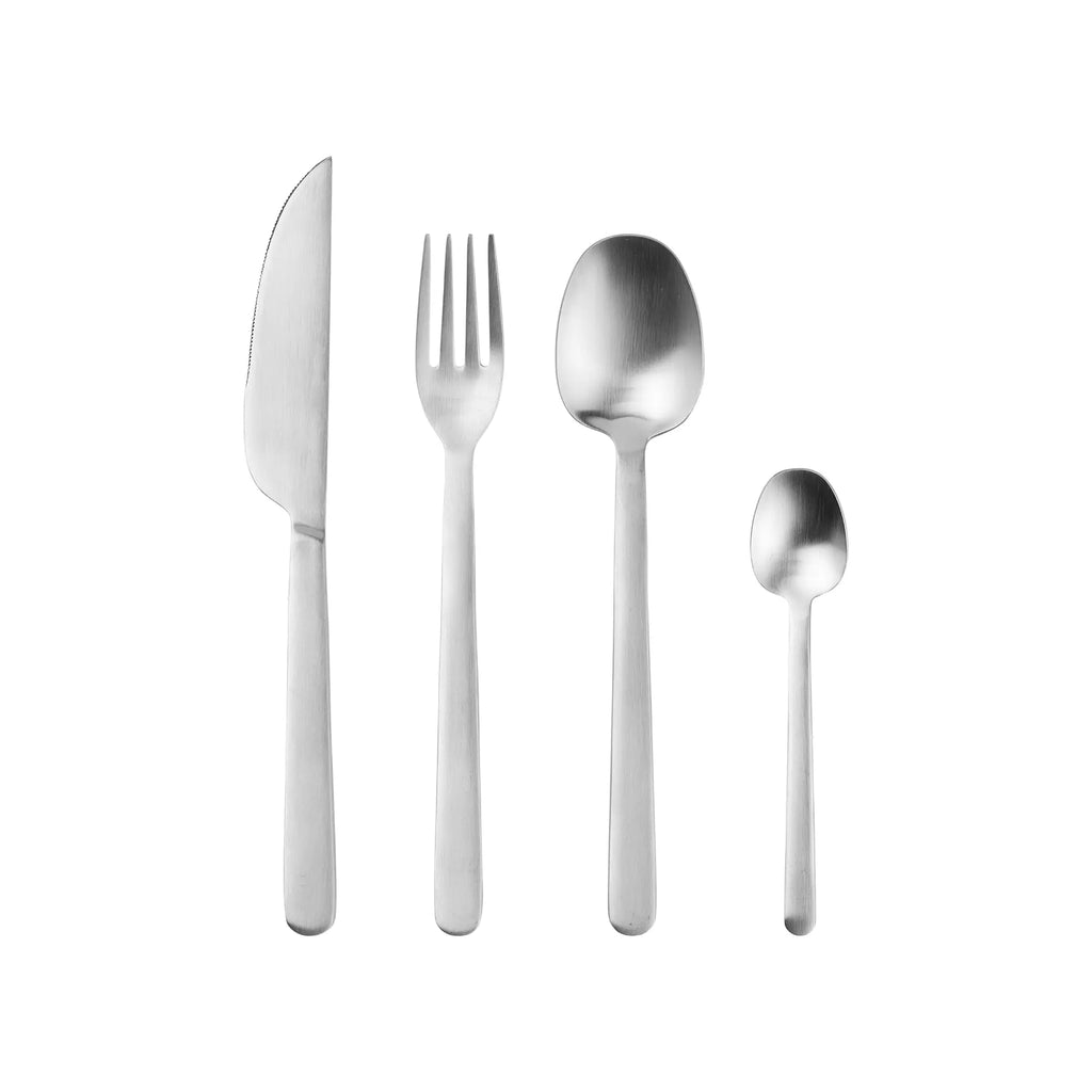 Stainless steel Nordic Bistro cutlery set with sleek modern design