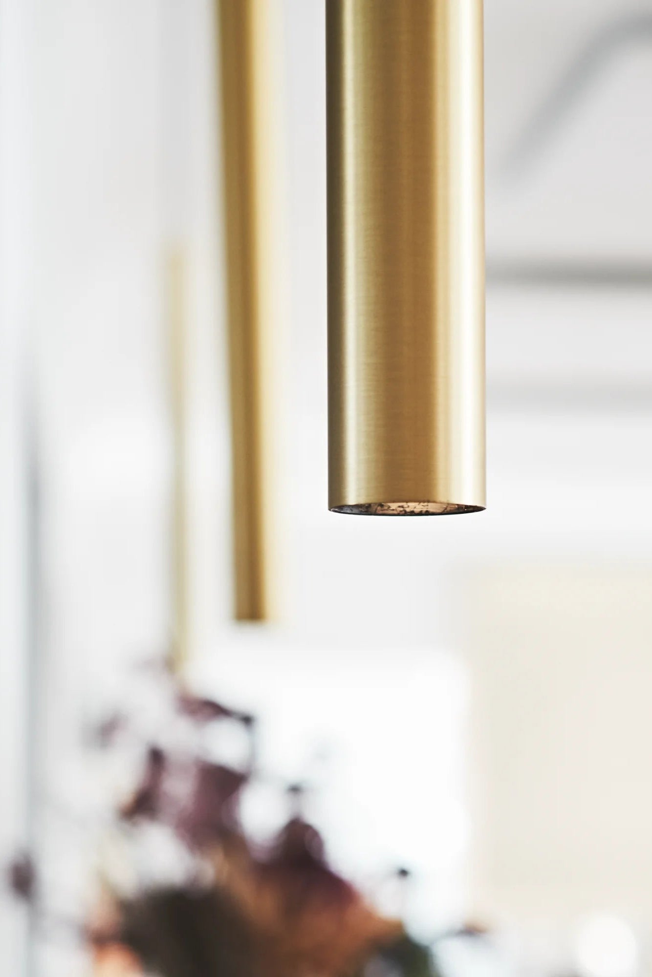 Pipe Pendant Light - Brass - THAT COOL LIVING
