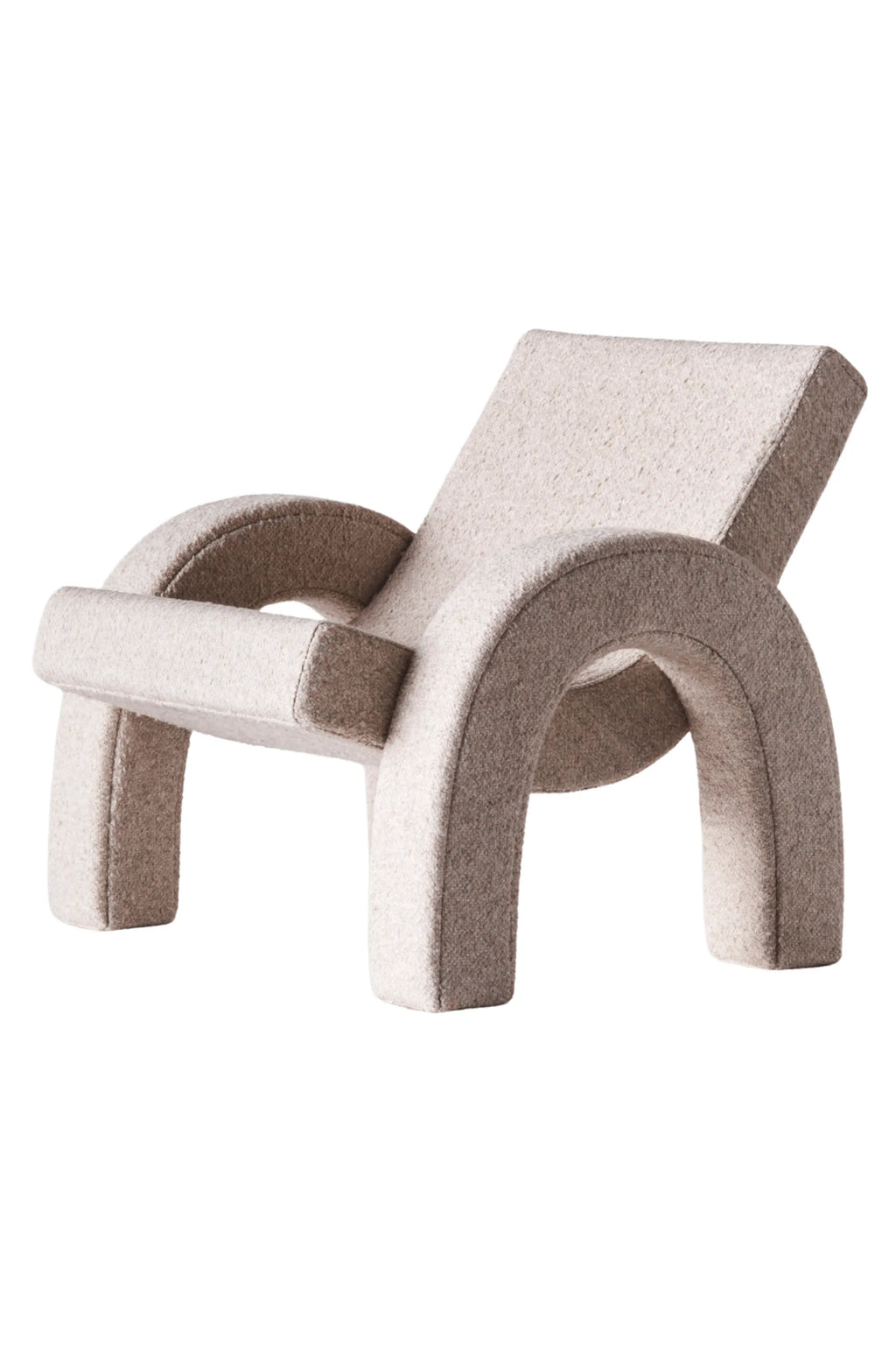 Arco Lounge Chair Boucle Natural - THAT COOL LIVING