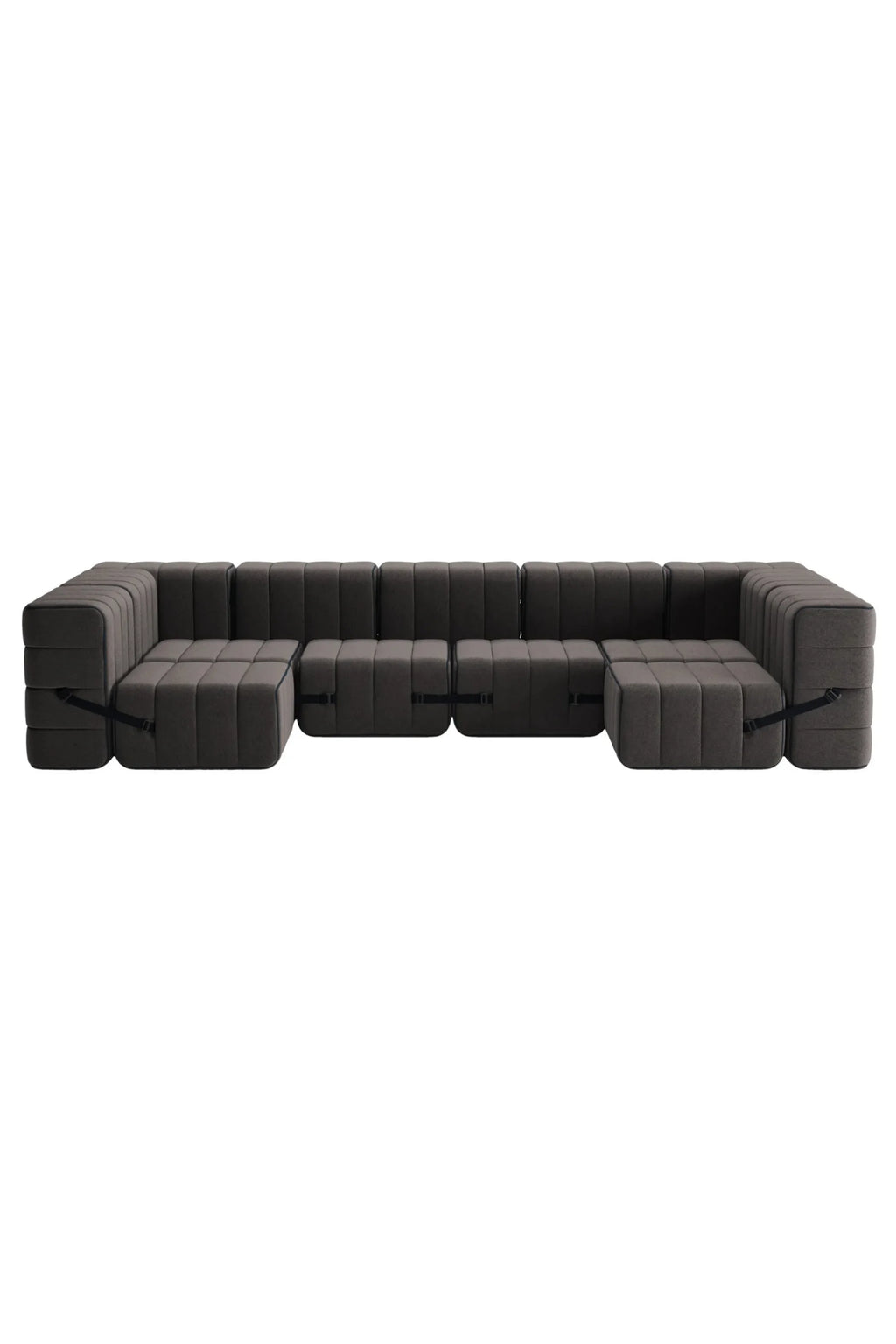 Curt Modular Sofa System - Fabric Jet - THAT COOL LIVING