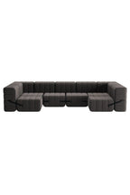 Curt Modular Sofa System - Fabric Jet - THAT COOL LIVING