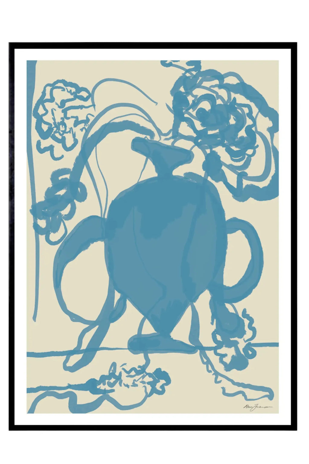 Dahlia Bleu - Art Print - THAT COOL LIVING