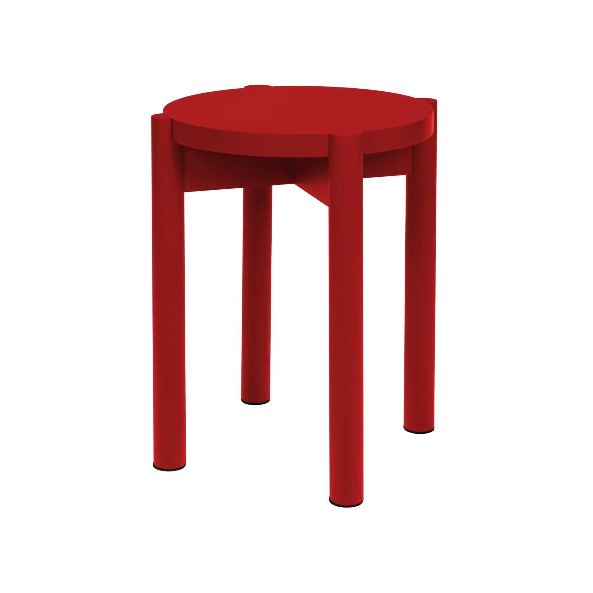 Modern and stylish Hopp Stool with a comfortable cushioned seat and sleek metal legs