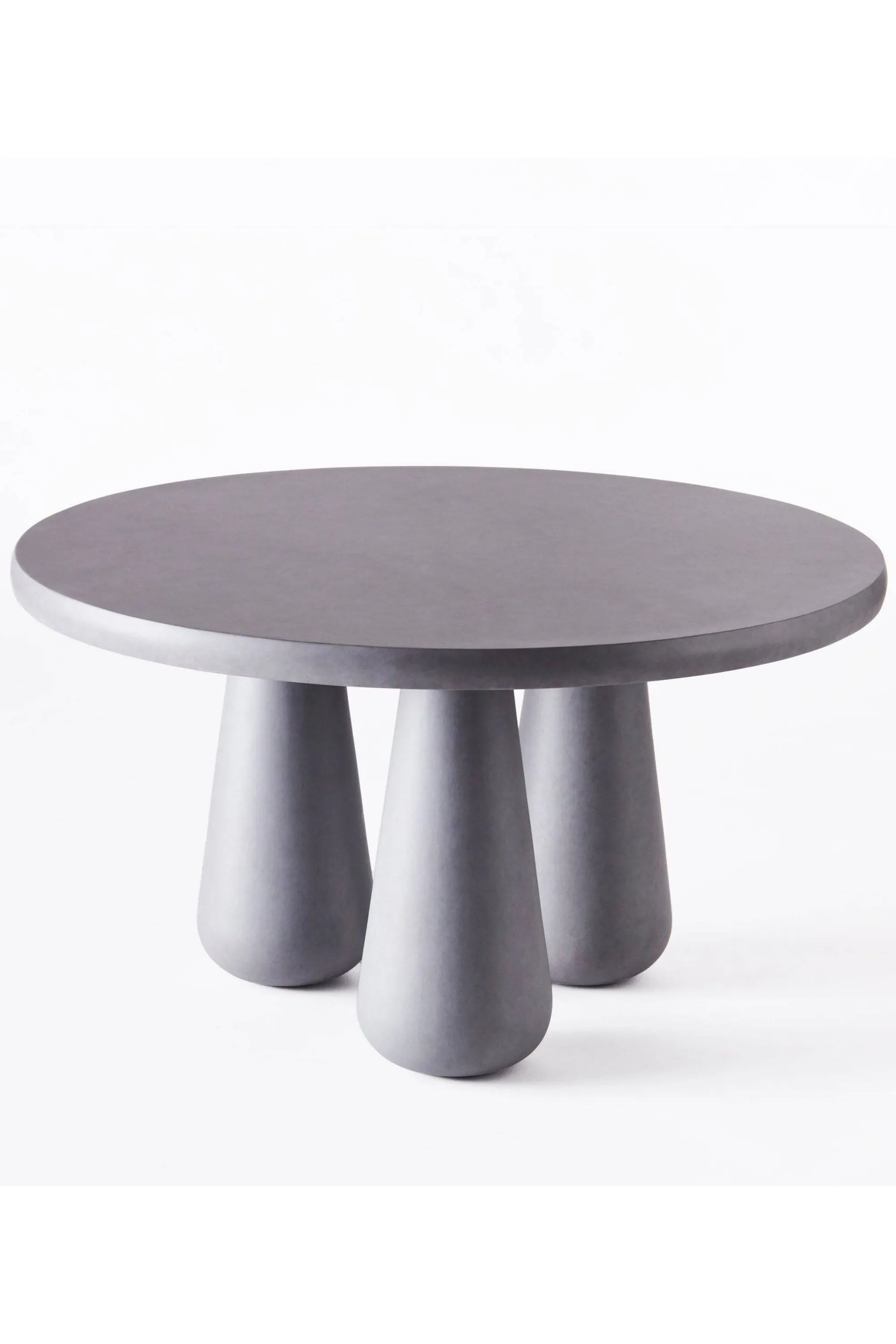 Round Dining Table Grey - THAT COOL LIVING
