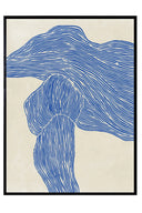 The Line – Navy - Art Print - THAT COOL LIVING