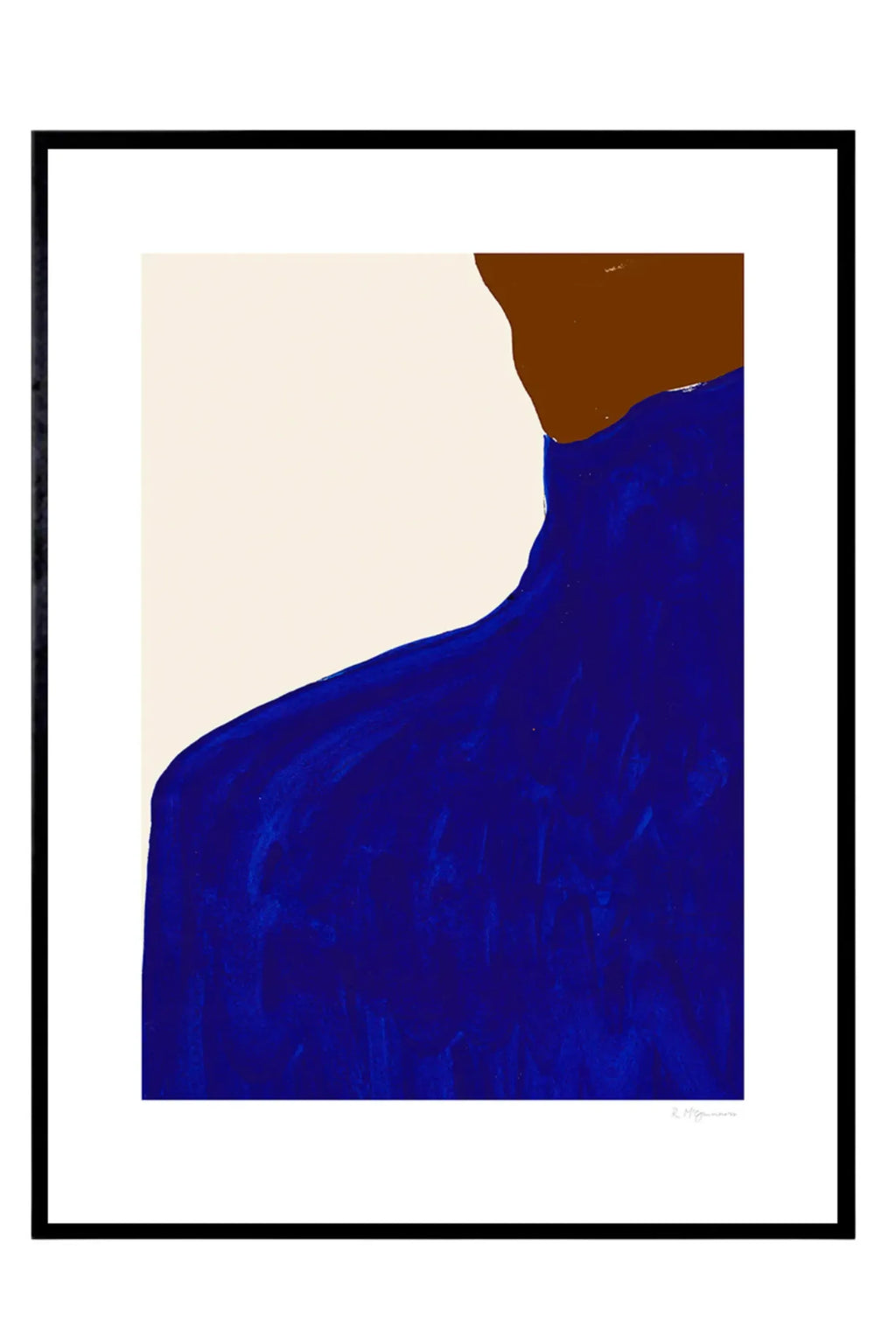 Blue Skirt Brown Jumper - Art Print - THAT COOL LIVING