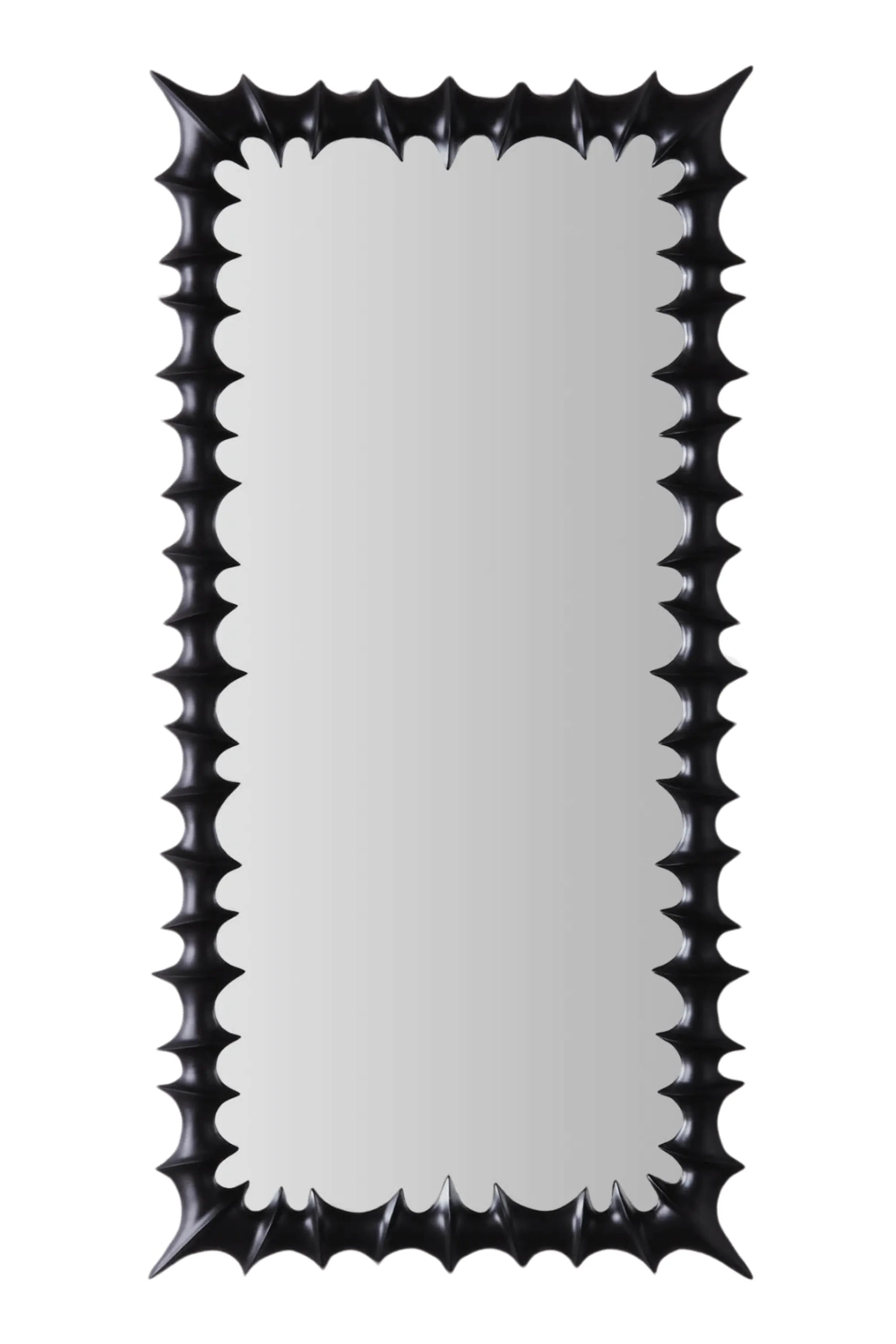 Brutalist Mirror Large Black