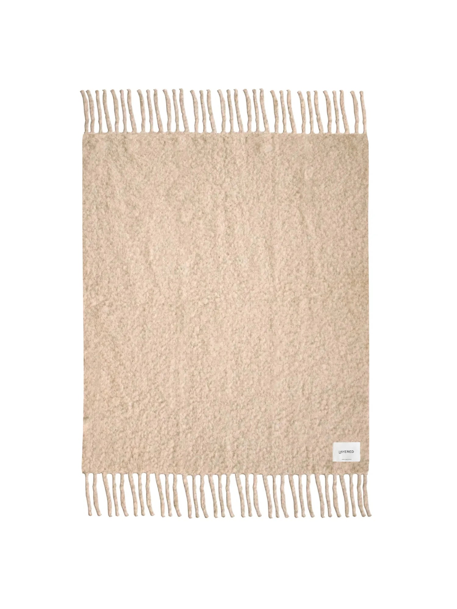 Chunky Mohair Throw Blanket