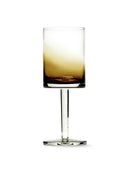 White Wine Glass Amber Zuma