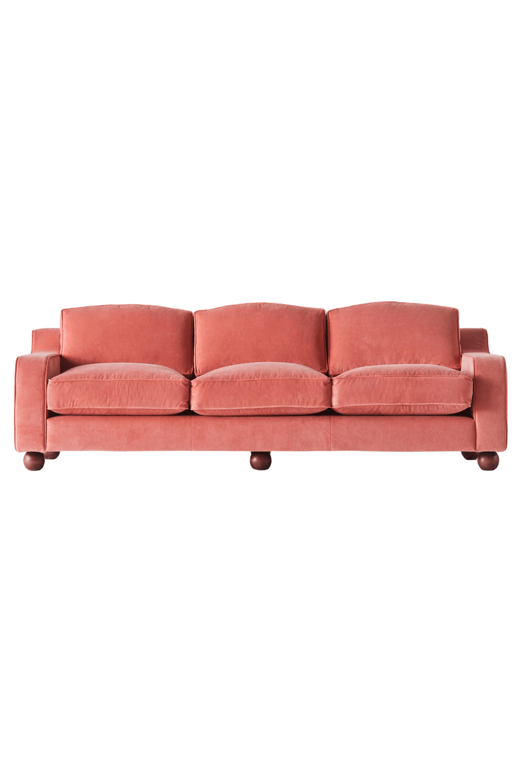 Lola Sofa Velvet Vintage Pink - THAT COOL LIVING