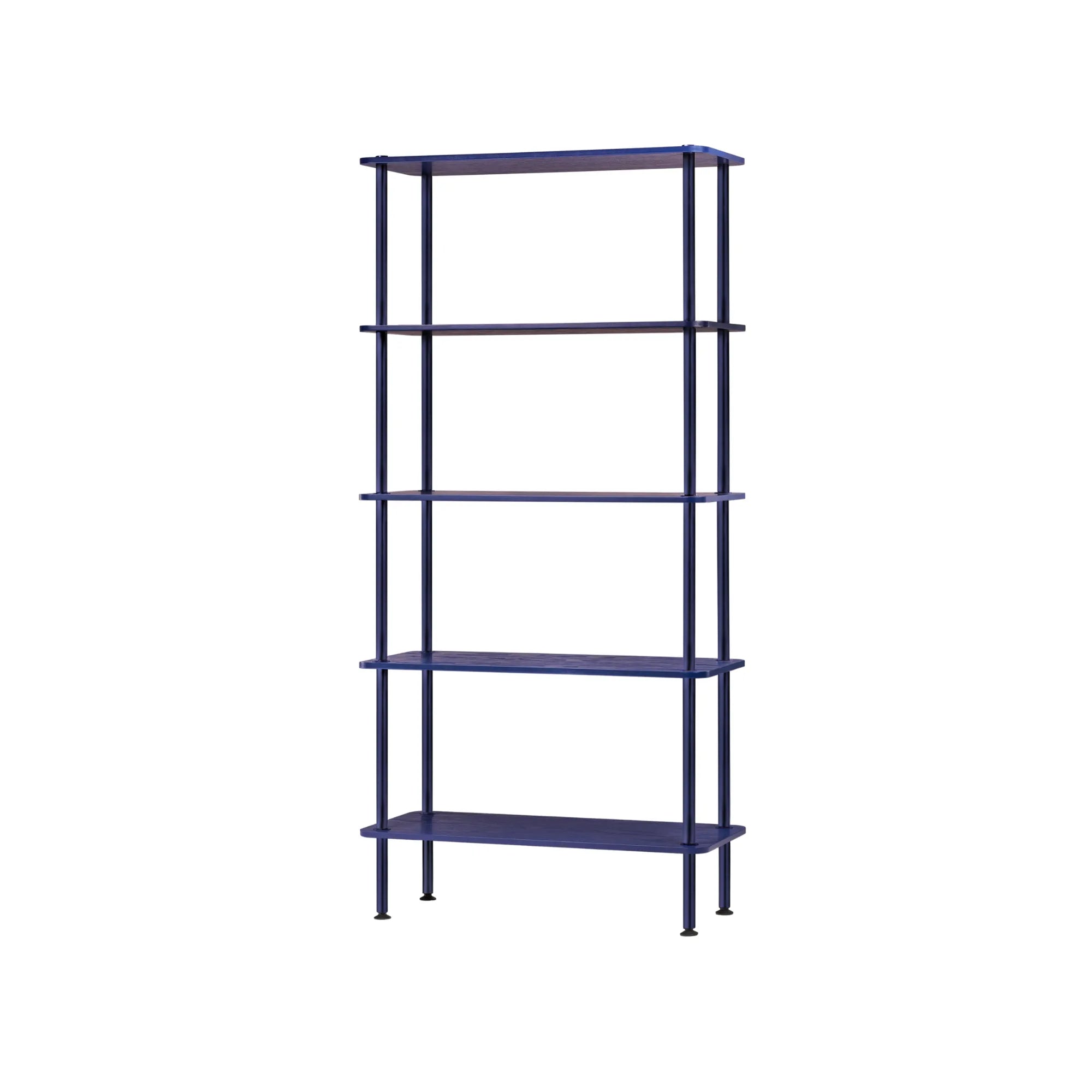Teidi Shelving Unit 5-tier in white with clean lines and minimalist design, perfect for any room in the house