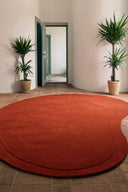 Soft and Thick Residue Wool Rug with Diamond Pattern in Gray