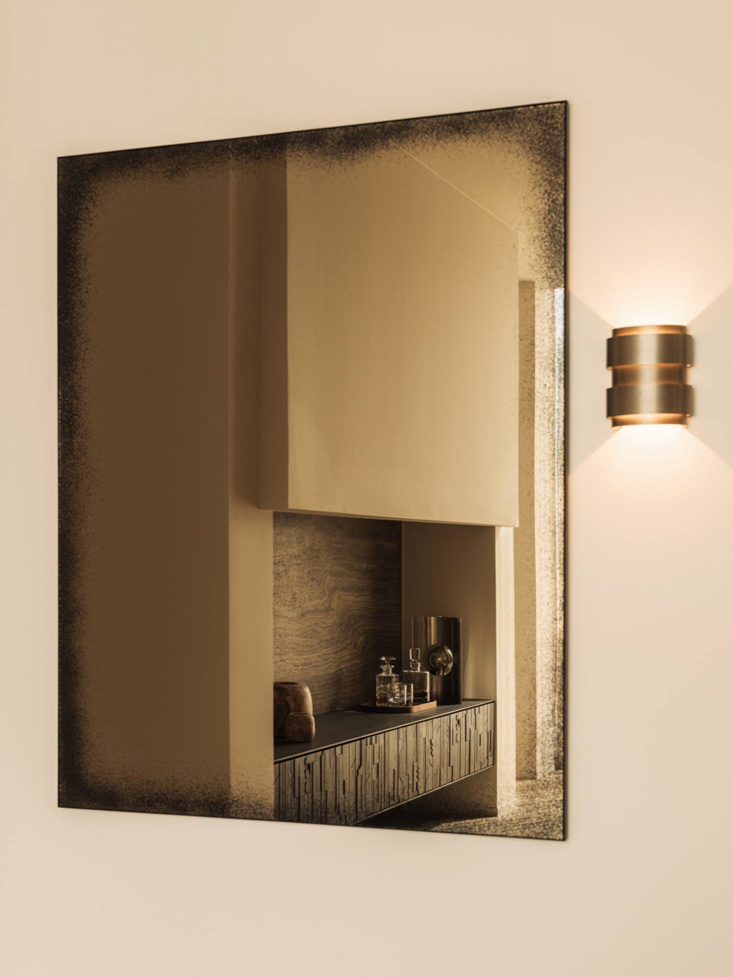 Aged Wall Mirror by Ethnicraft - THAT COOL LIVING