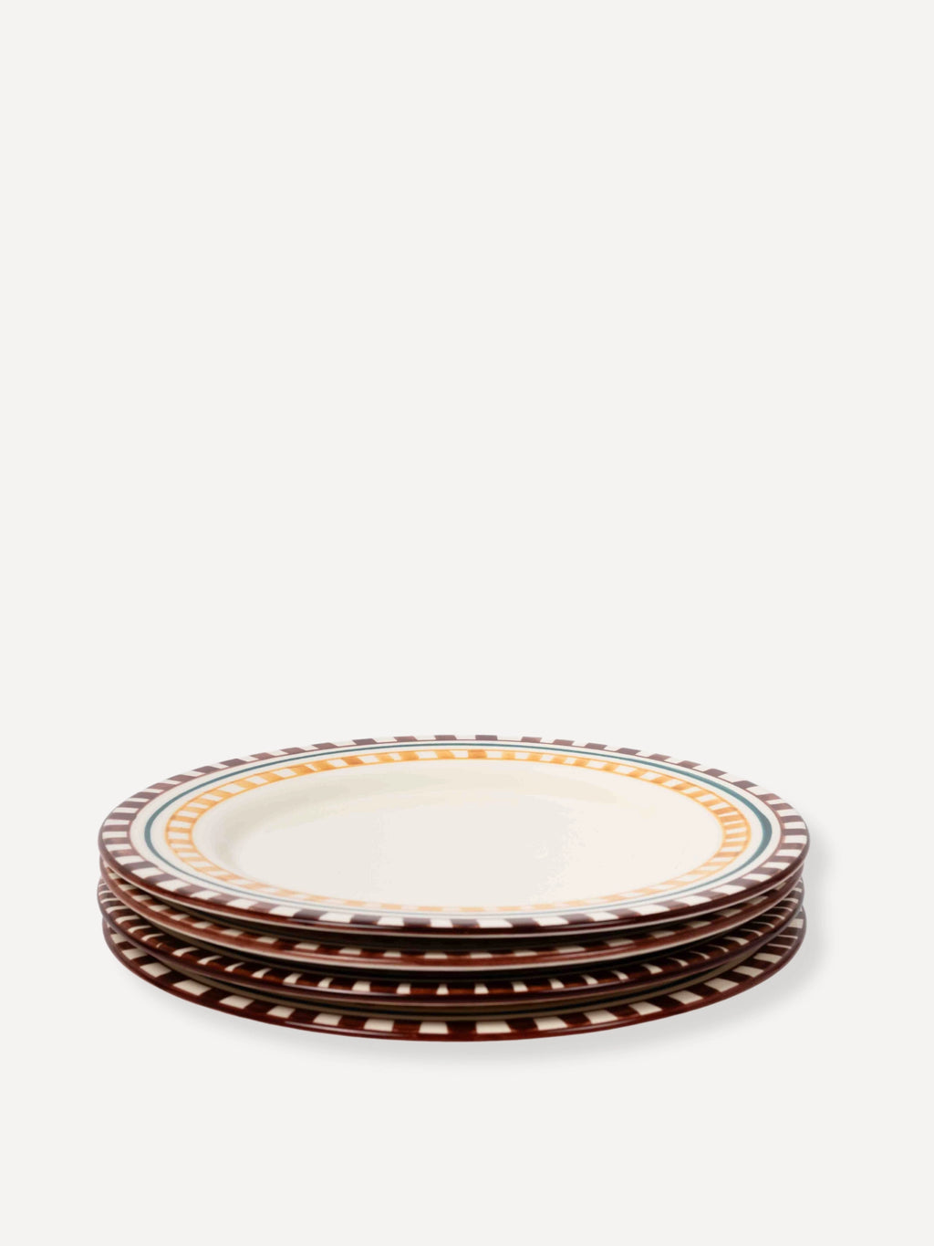 Charlotte Hand-Painted Dinner Plate - Set of 4