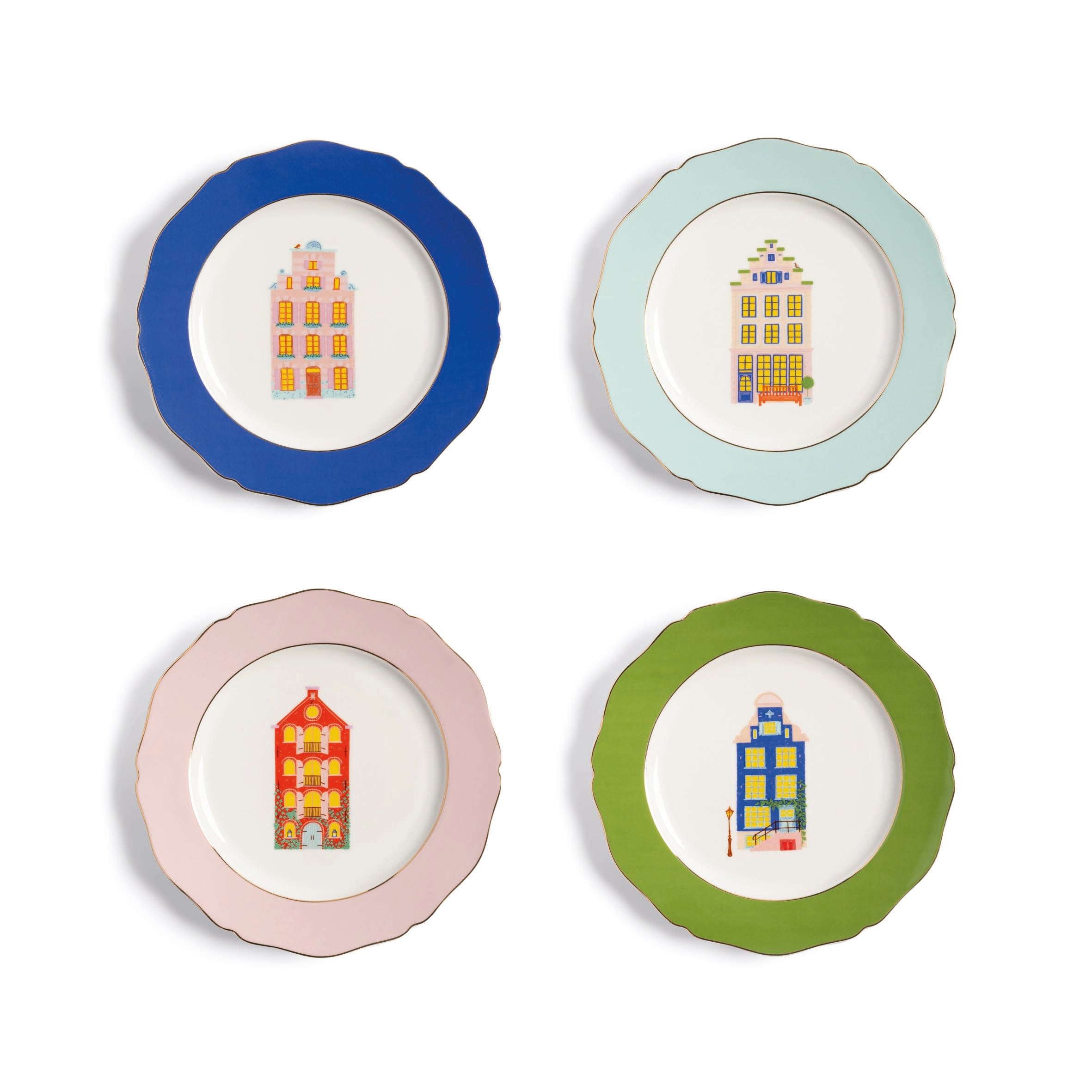 Canal House Plate - Set of 4
