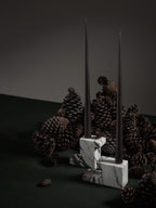 Brick Candle Holder - Calacatta